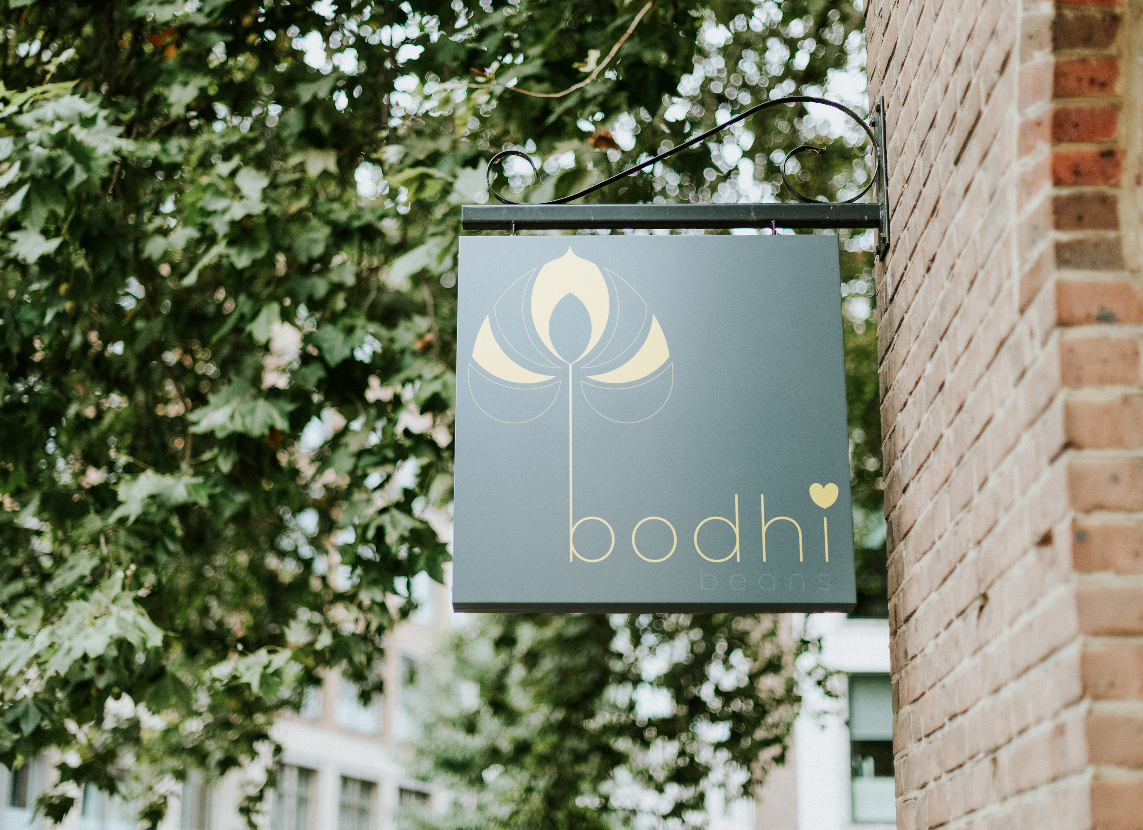 Bodhi Beans Cafe Signage