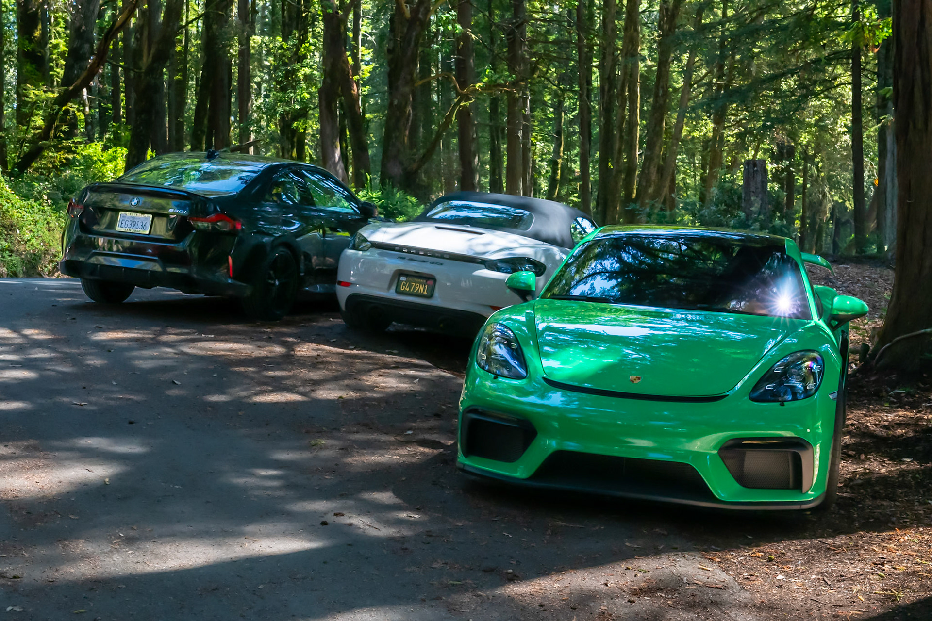 Porsches and BMWs