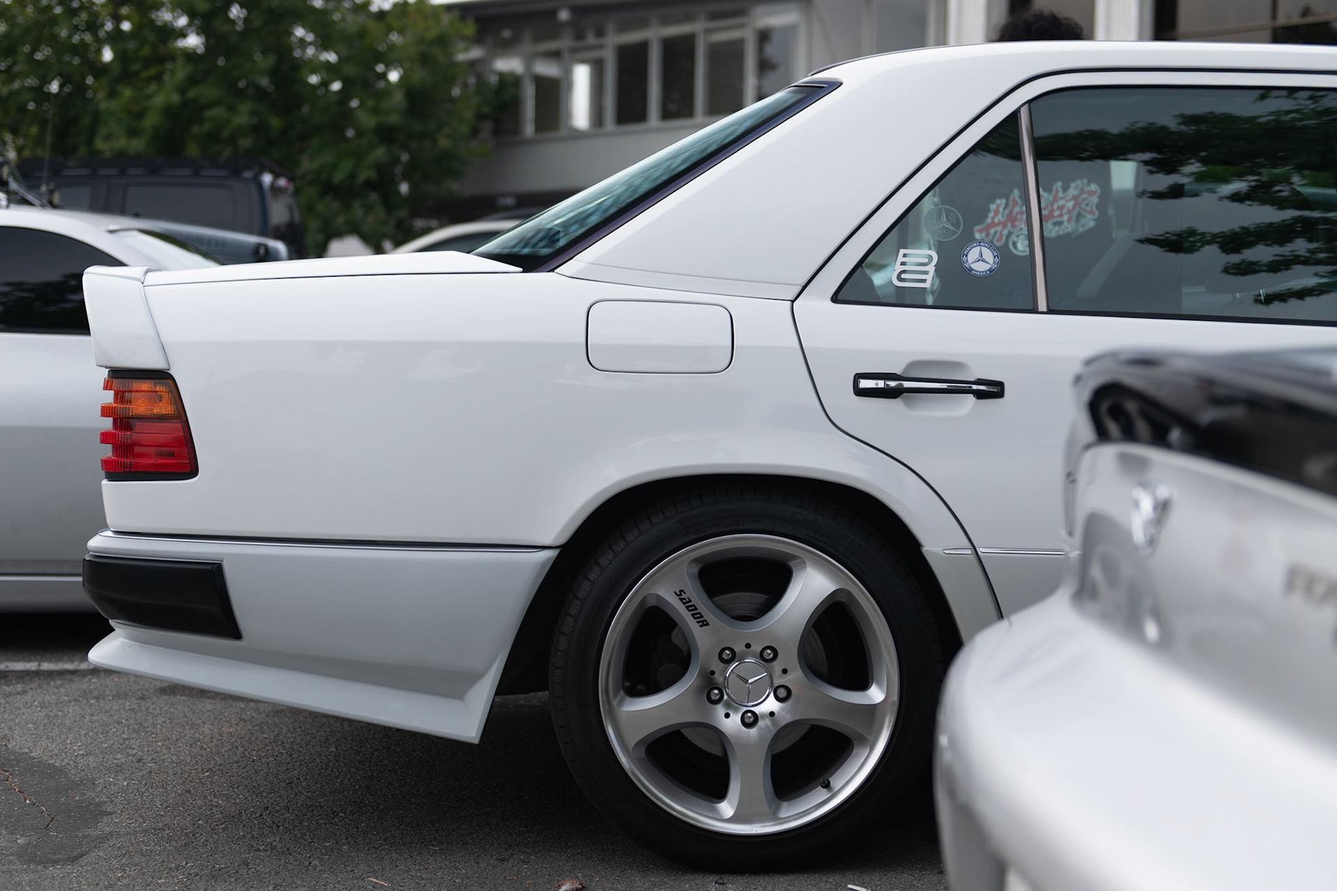 Mercedes-Benz E-class with an AMG 4.2 liter engine