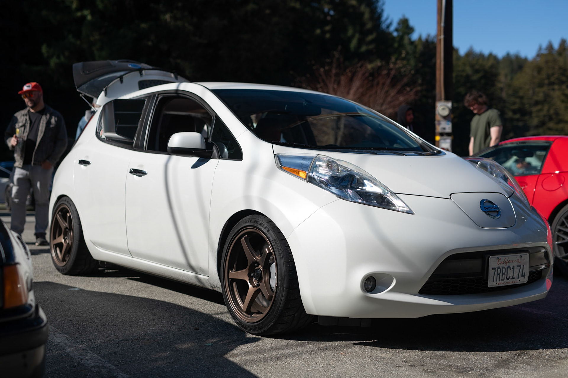 Hybrid Nissan Leaf