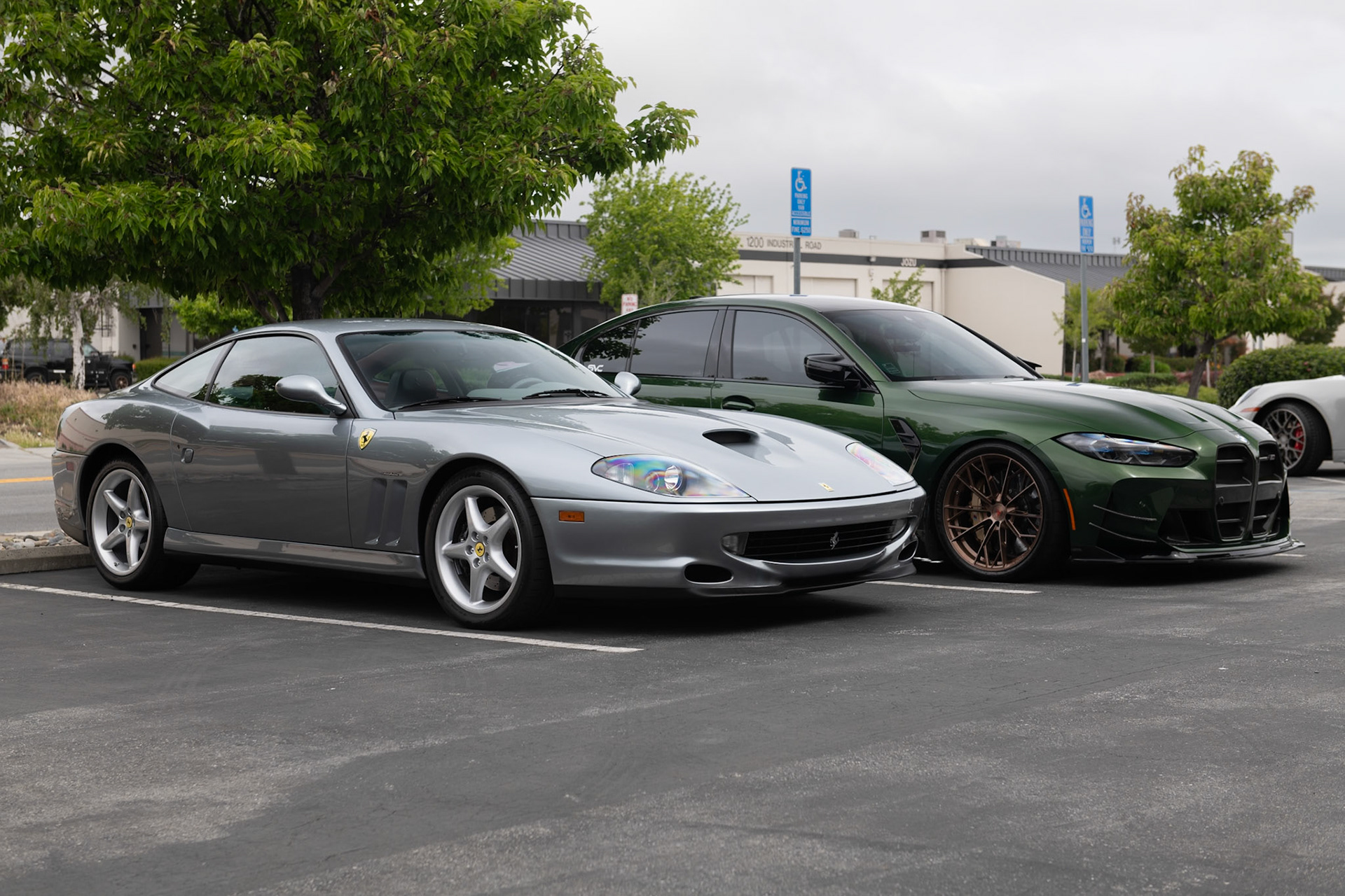 Ferrari 550 Maranello, BMW M3