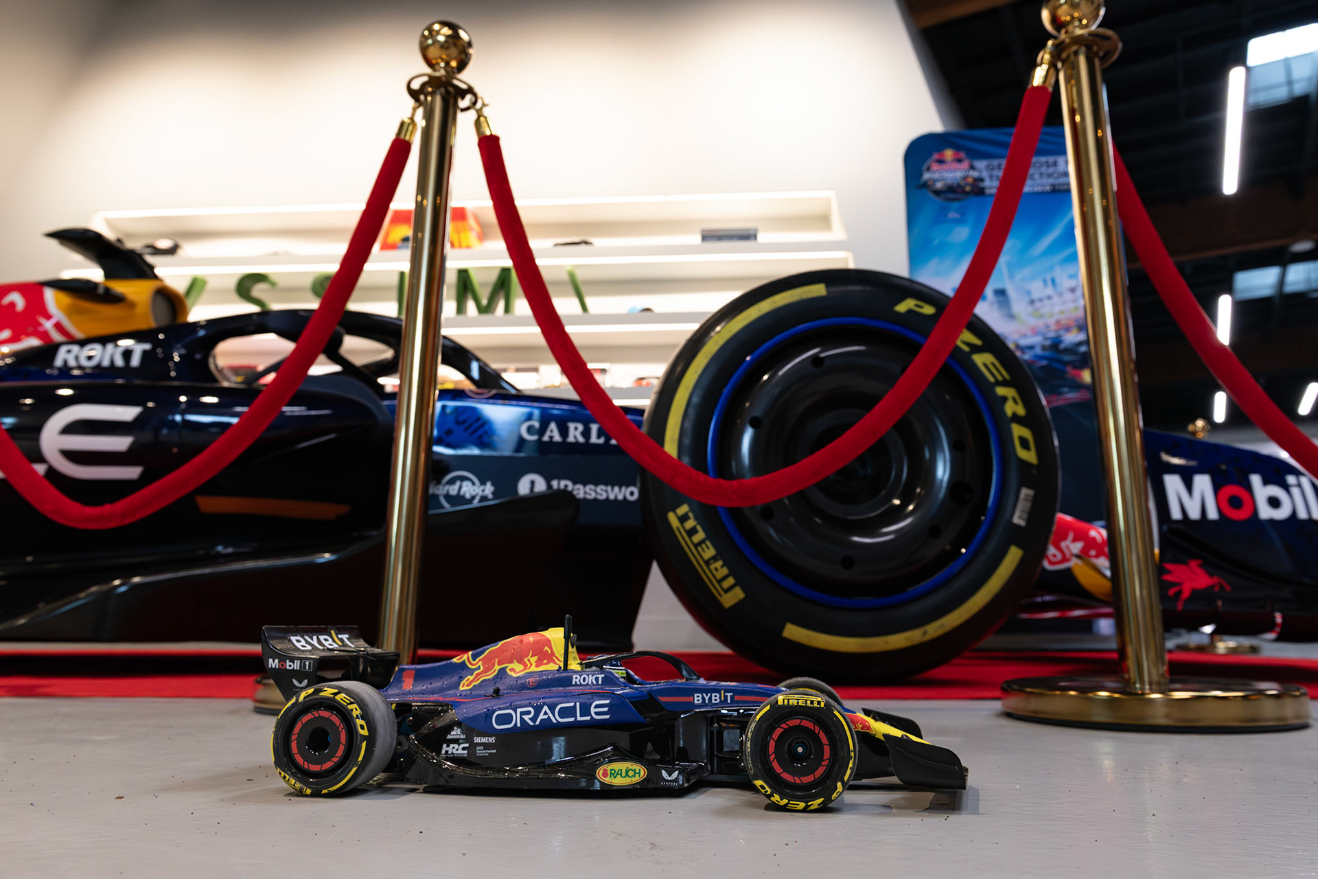 Red Bull F1 car replica
