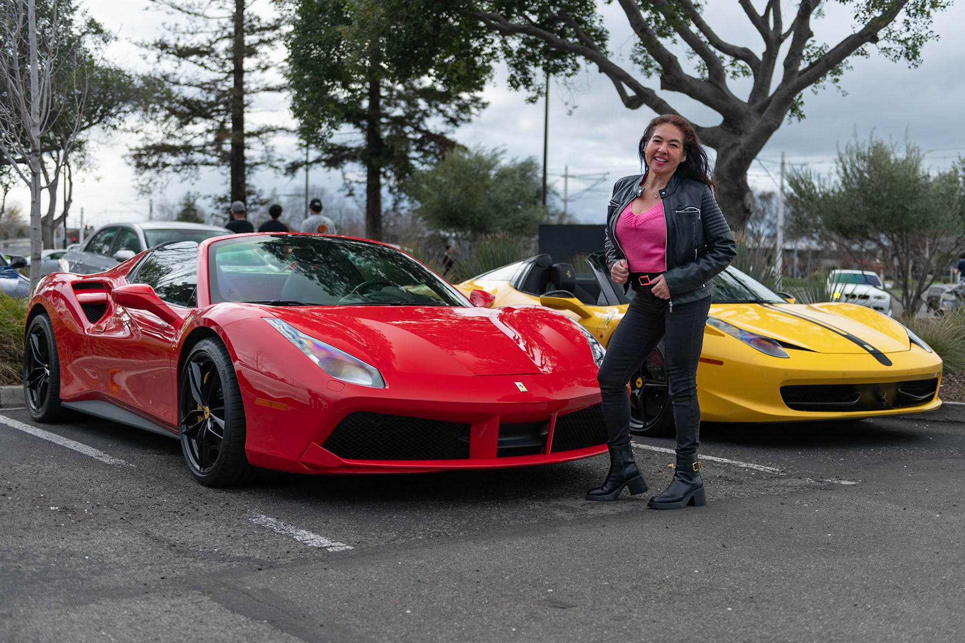Darlene and Ferraris