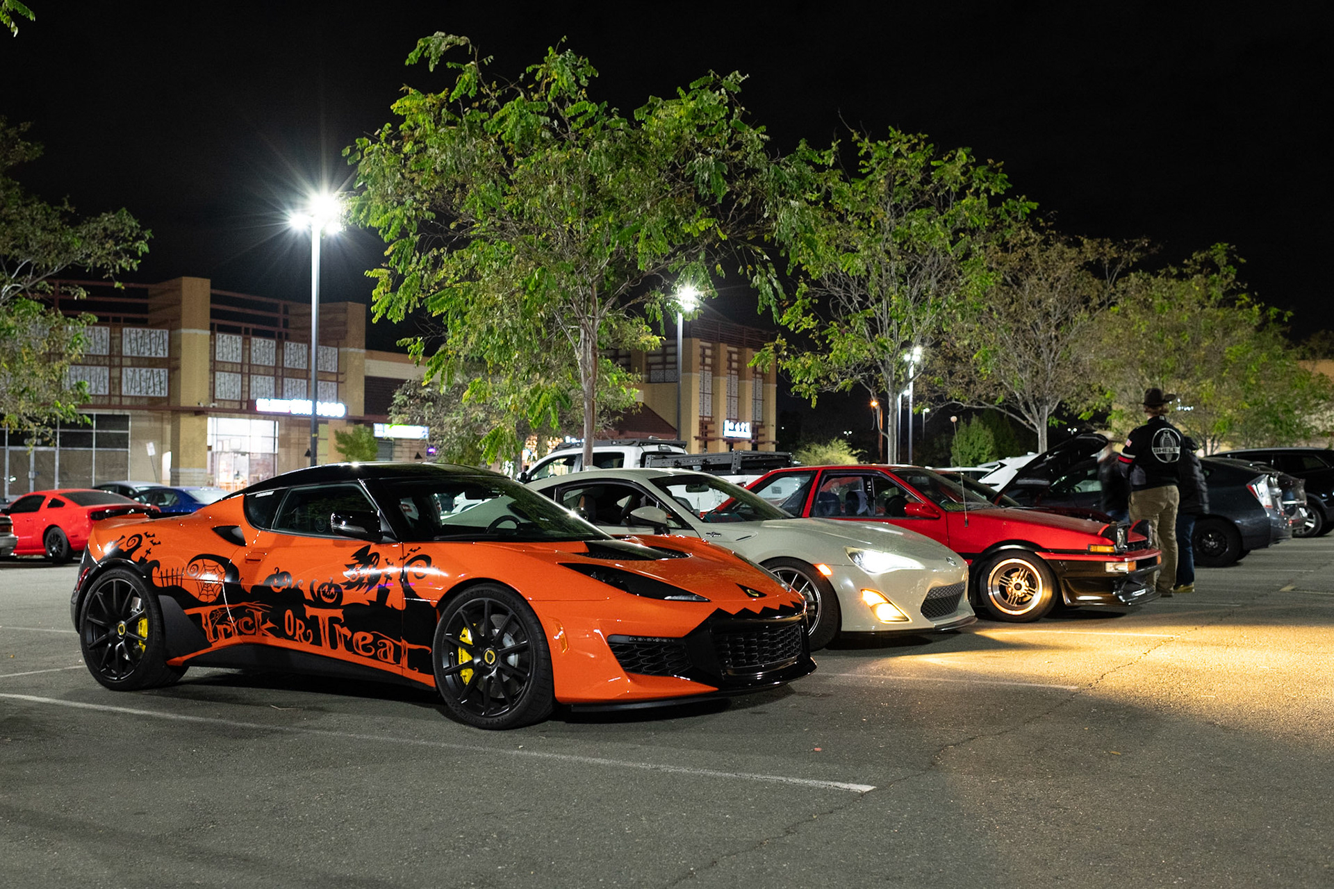 Lotus Evora GT with Halloween livery