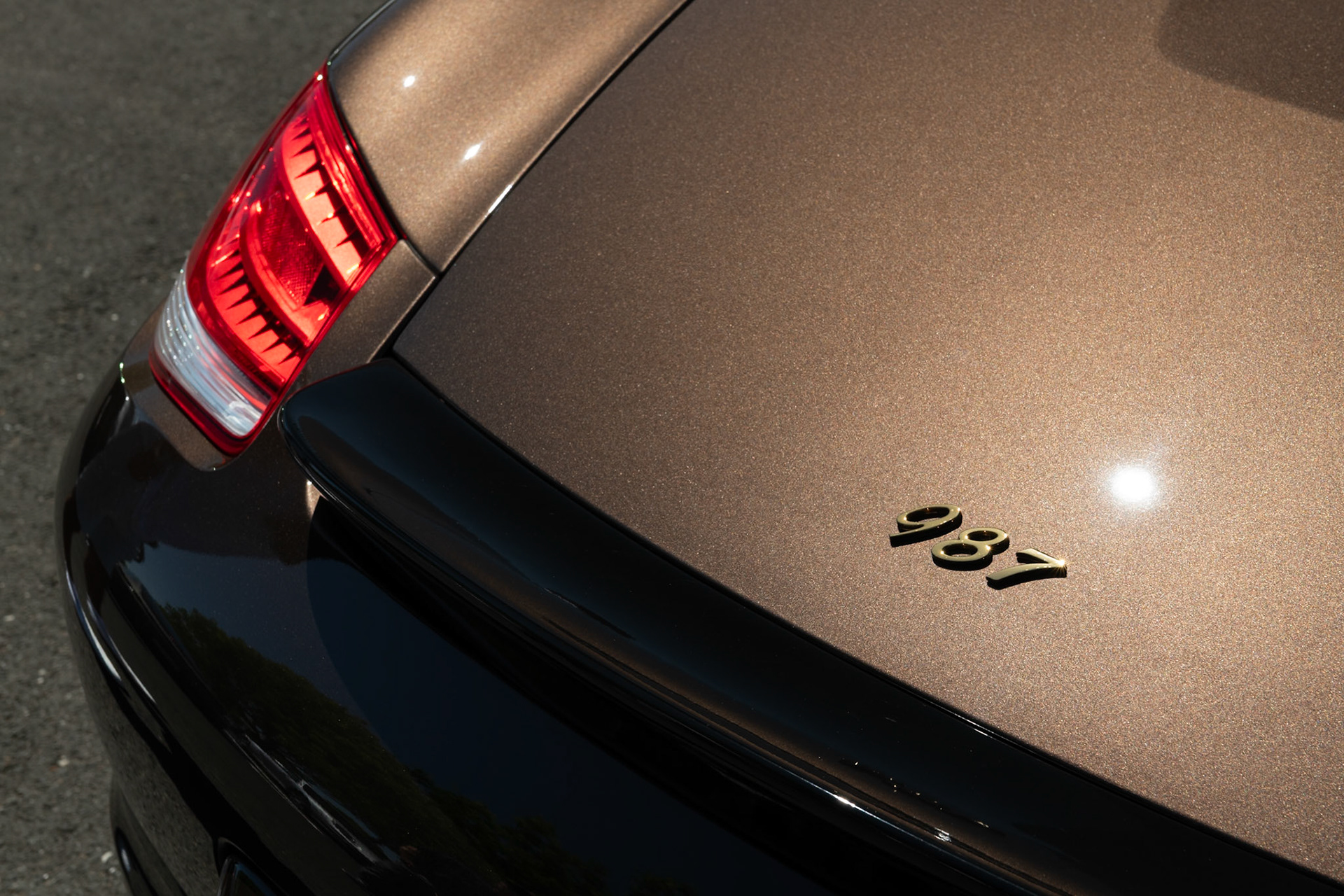 Porsche Boxster in Macadamia Metallic
