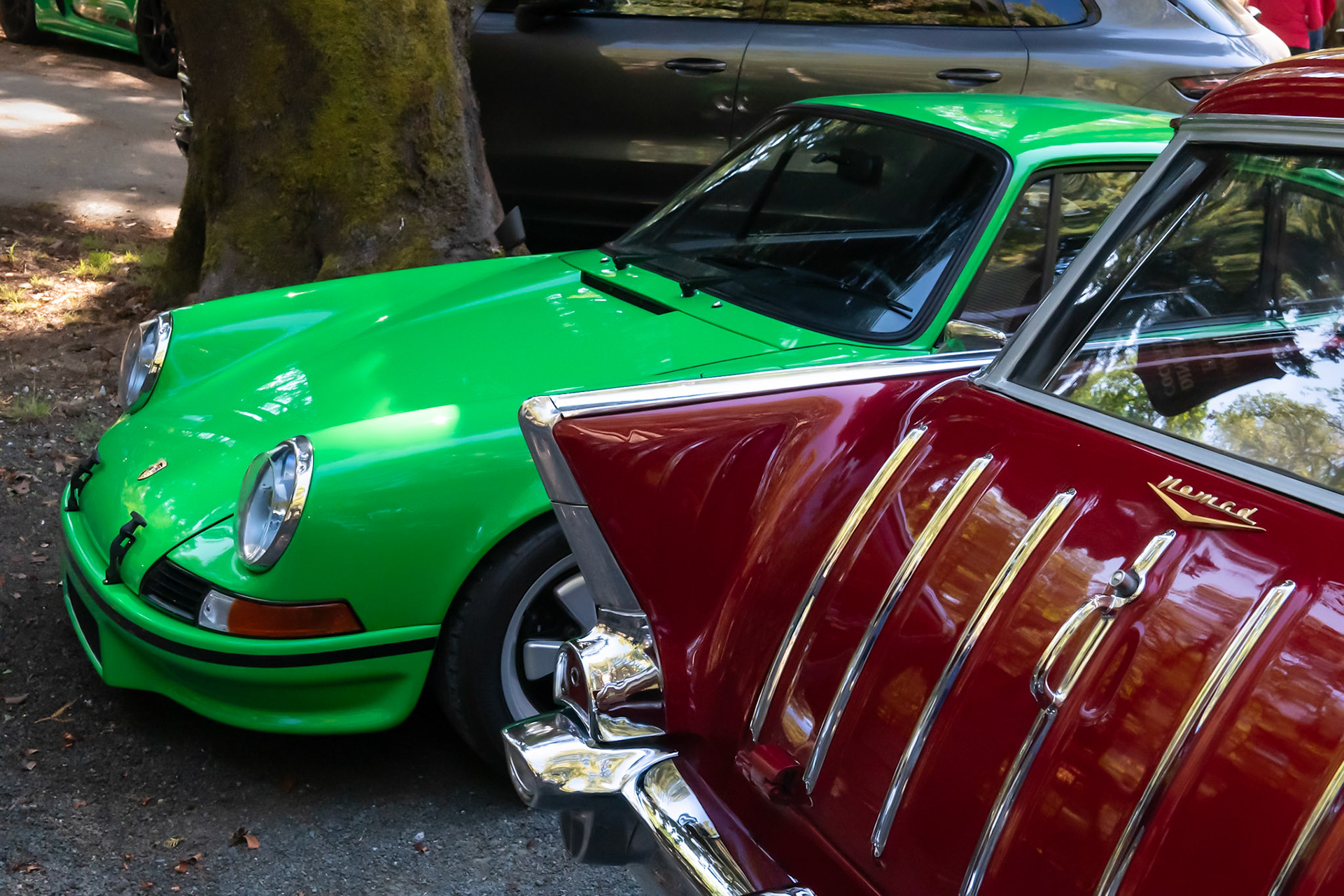 Porsche 911, Chevrolet Bel-Air Nomad