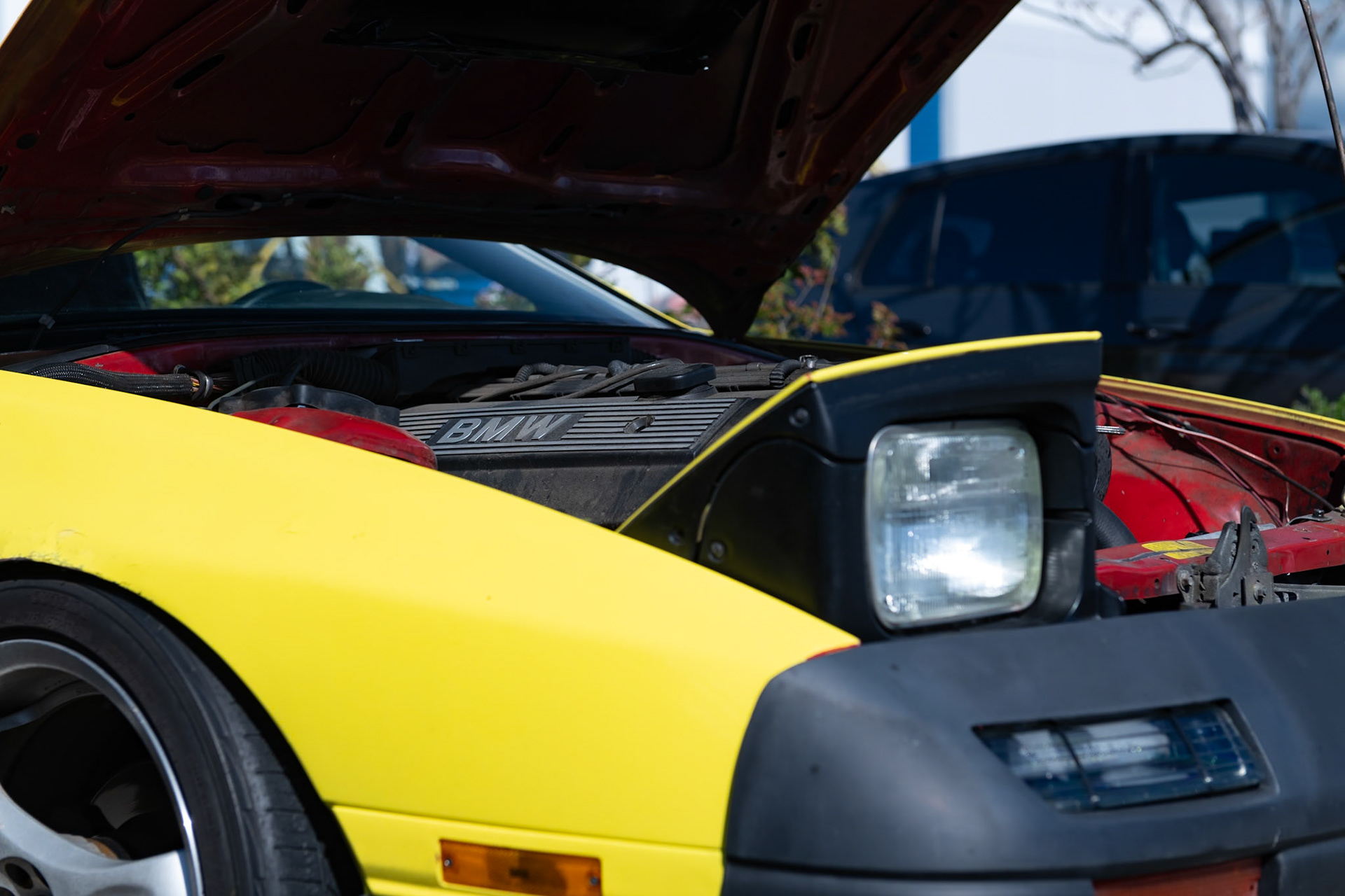 Mazda RX-7 with BMW engine swap