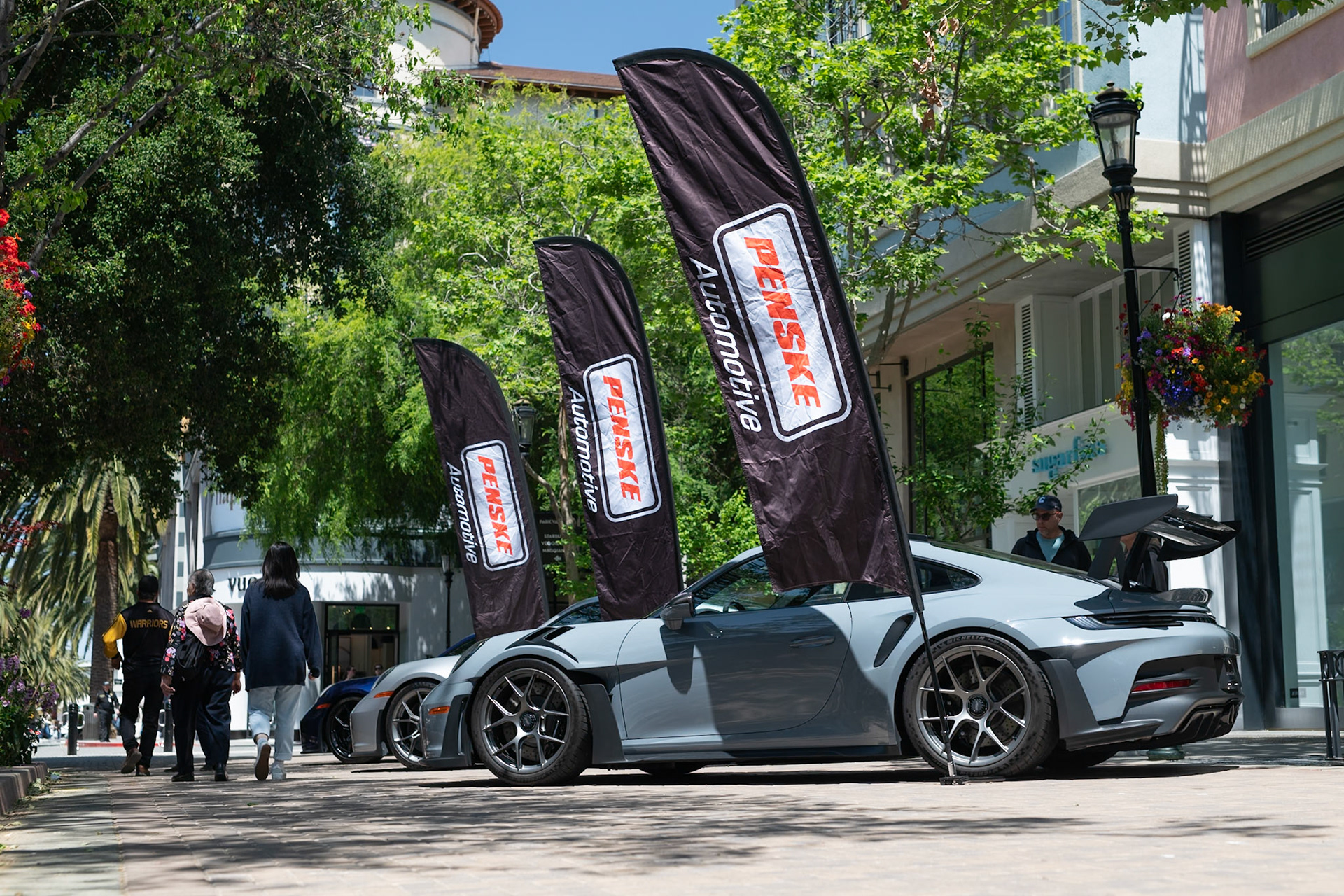 Porsche lineup at Santana Row