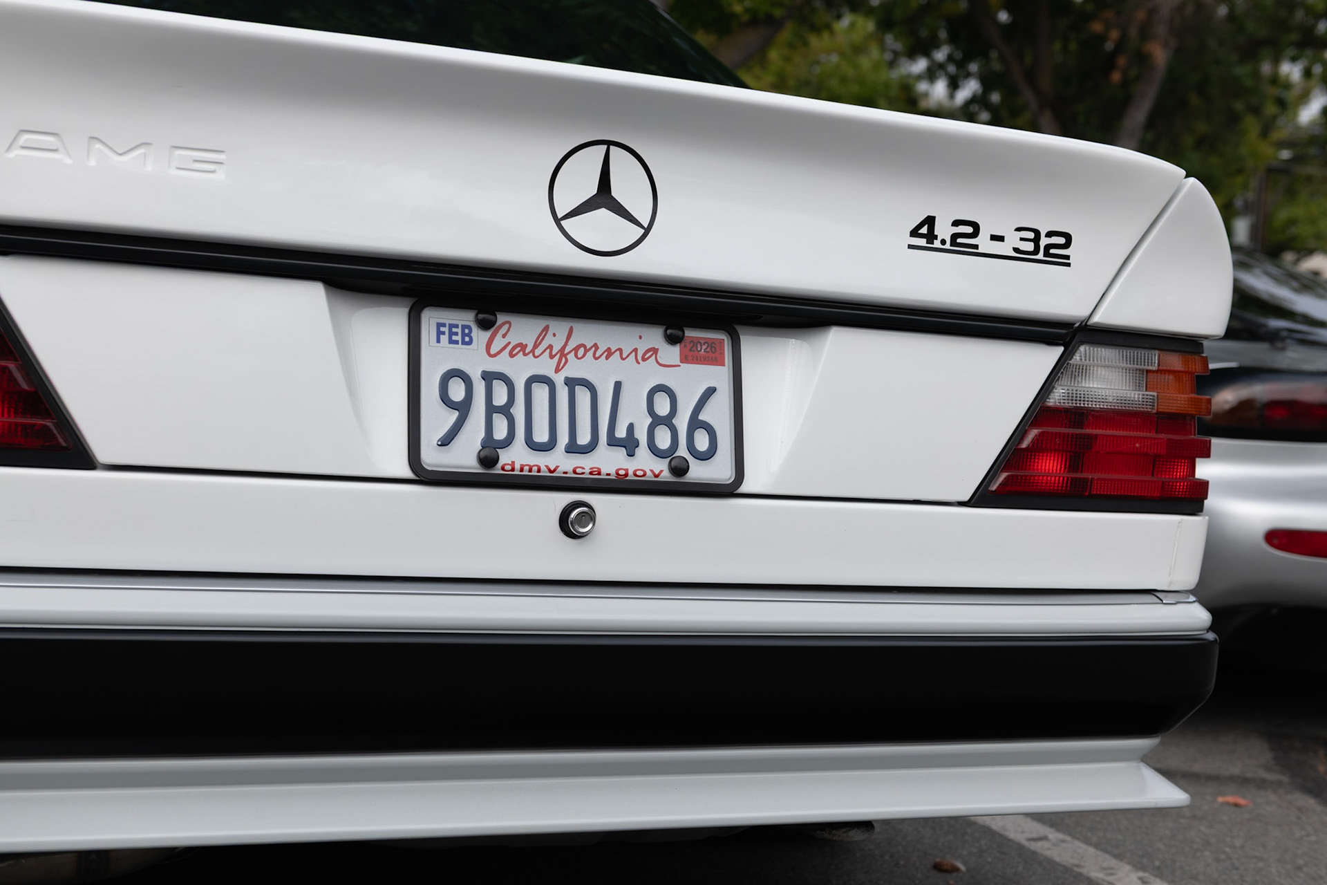 Mercedes-Benz E-class with an AMG 4.2 liter engine