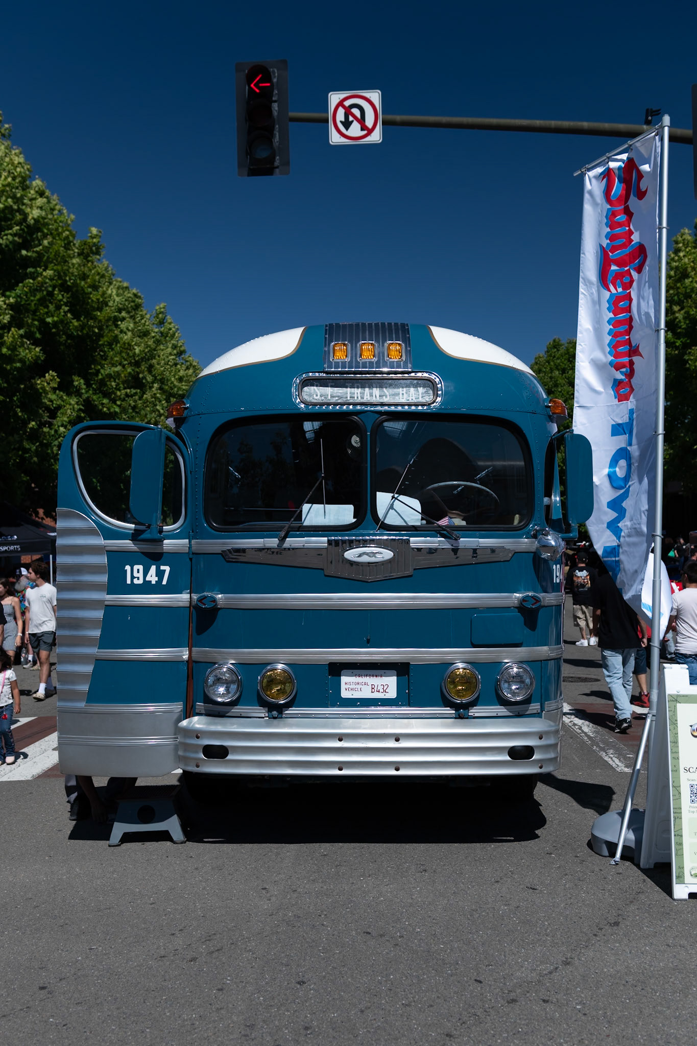 Vintage Greyhound bus