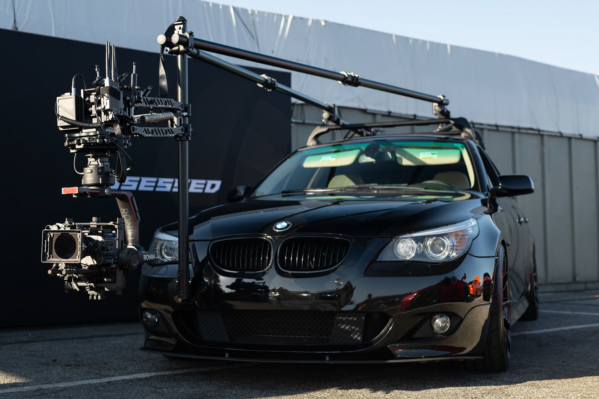 BMW 5 series camera car