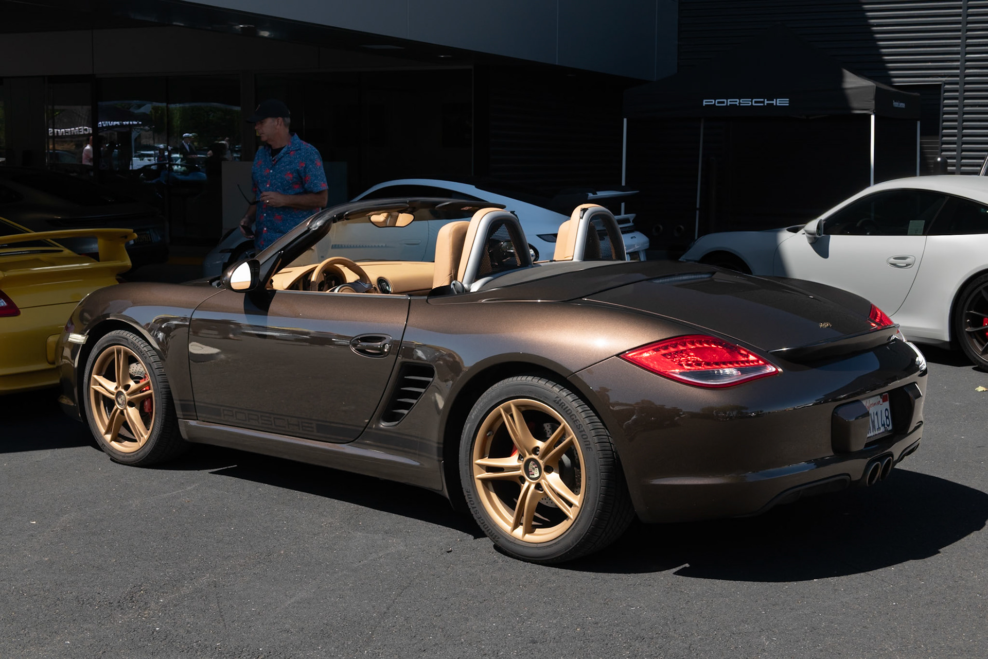Porsche Boxster in Macadamia Metallic