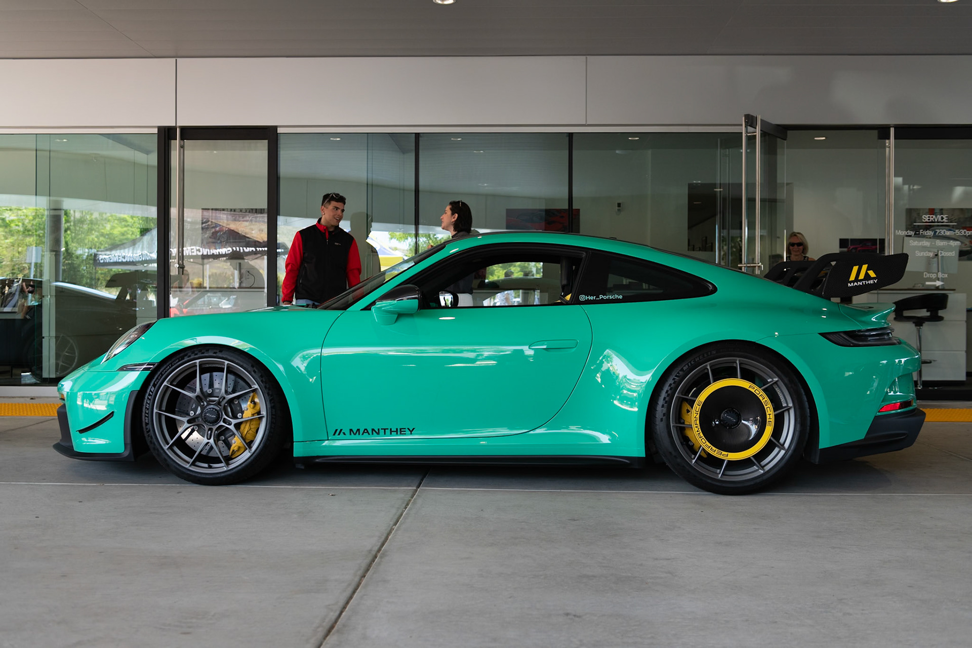 Porsche GT3 Jade Green with Manthey kit