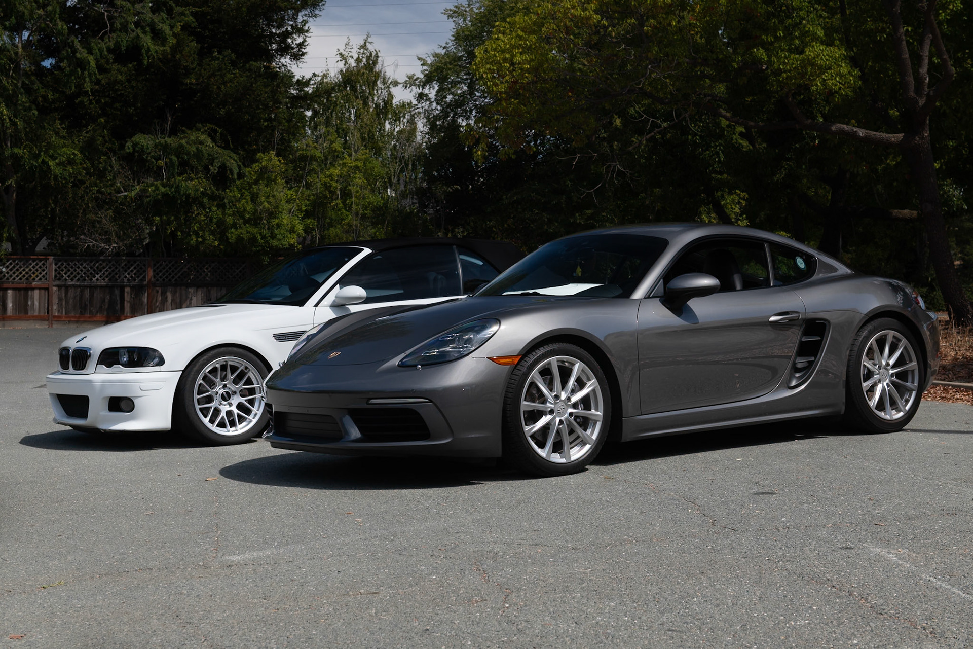 Porsche 718 Cayman, BMW M3