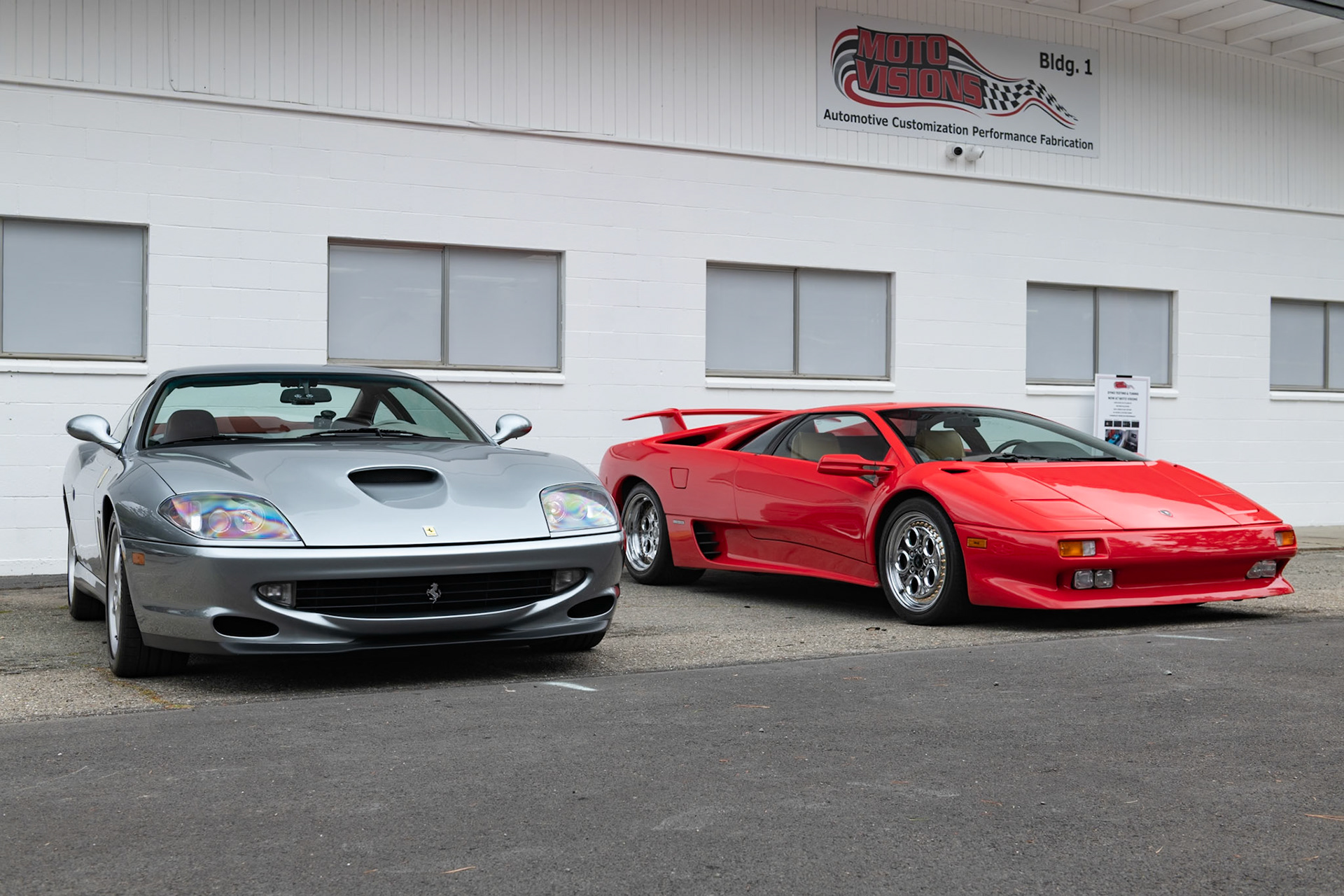 Ferrari 550, Lamborghini Diablo