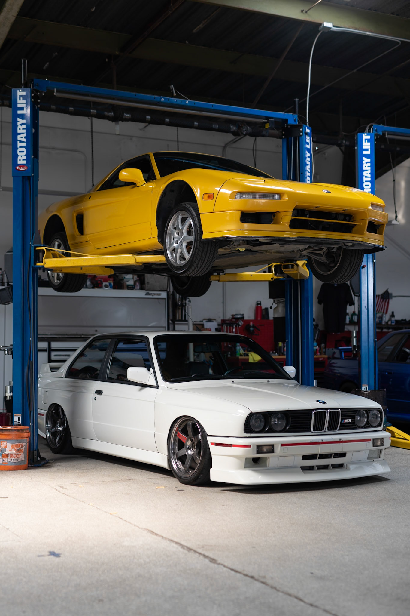 Acura NSX, BMW E30 M3