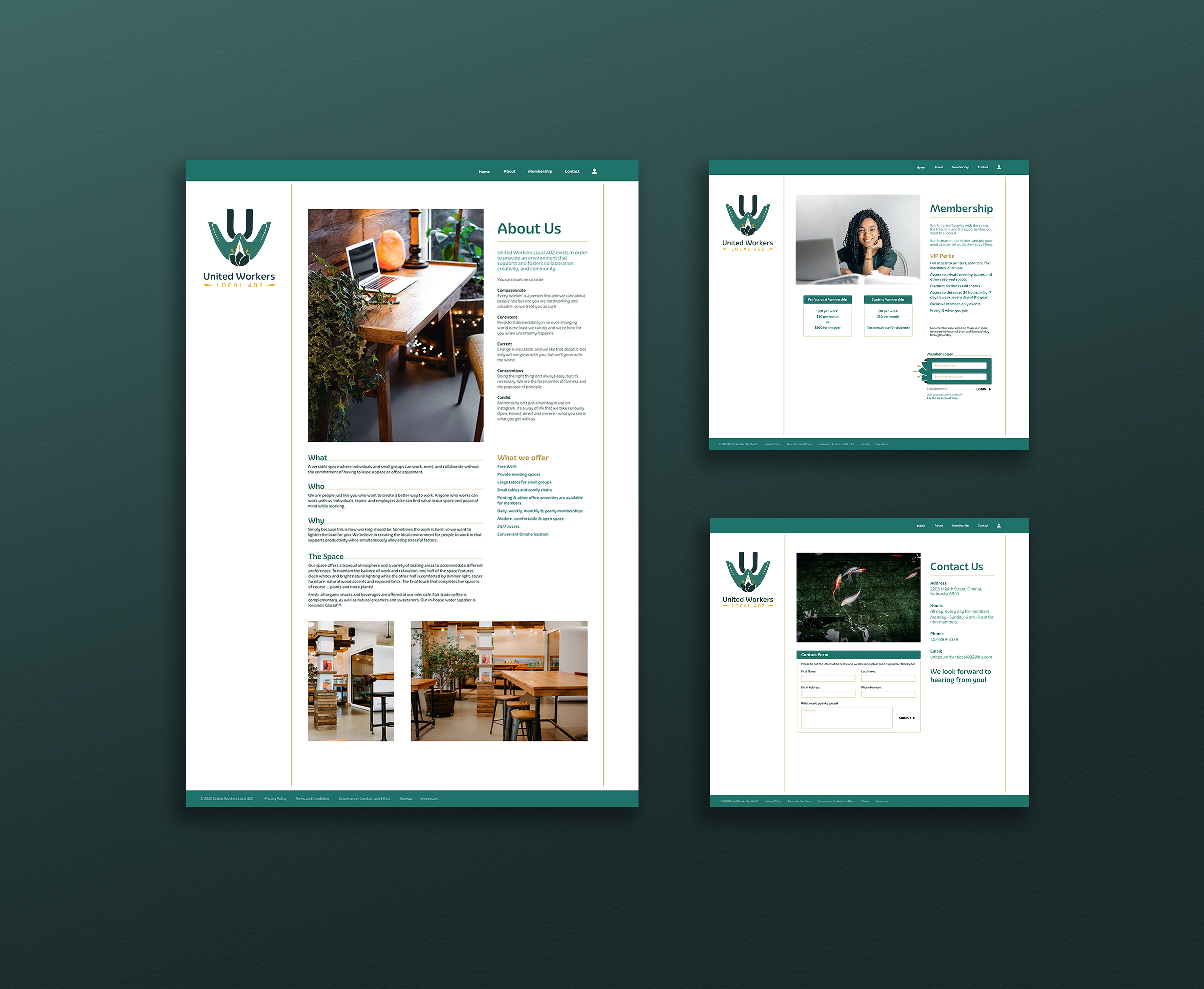 Additonal site pages