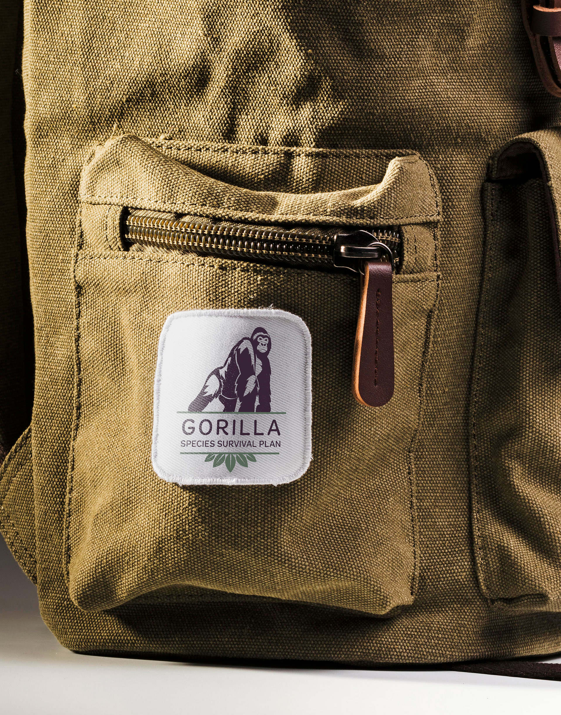 Logo patch for backpack