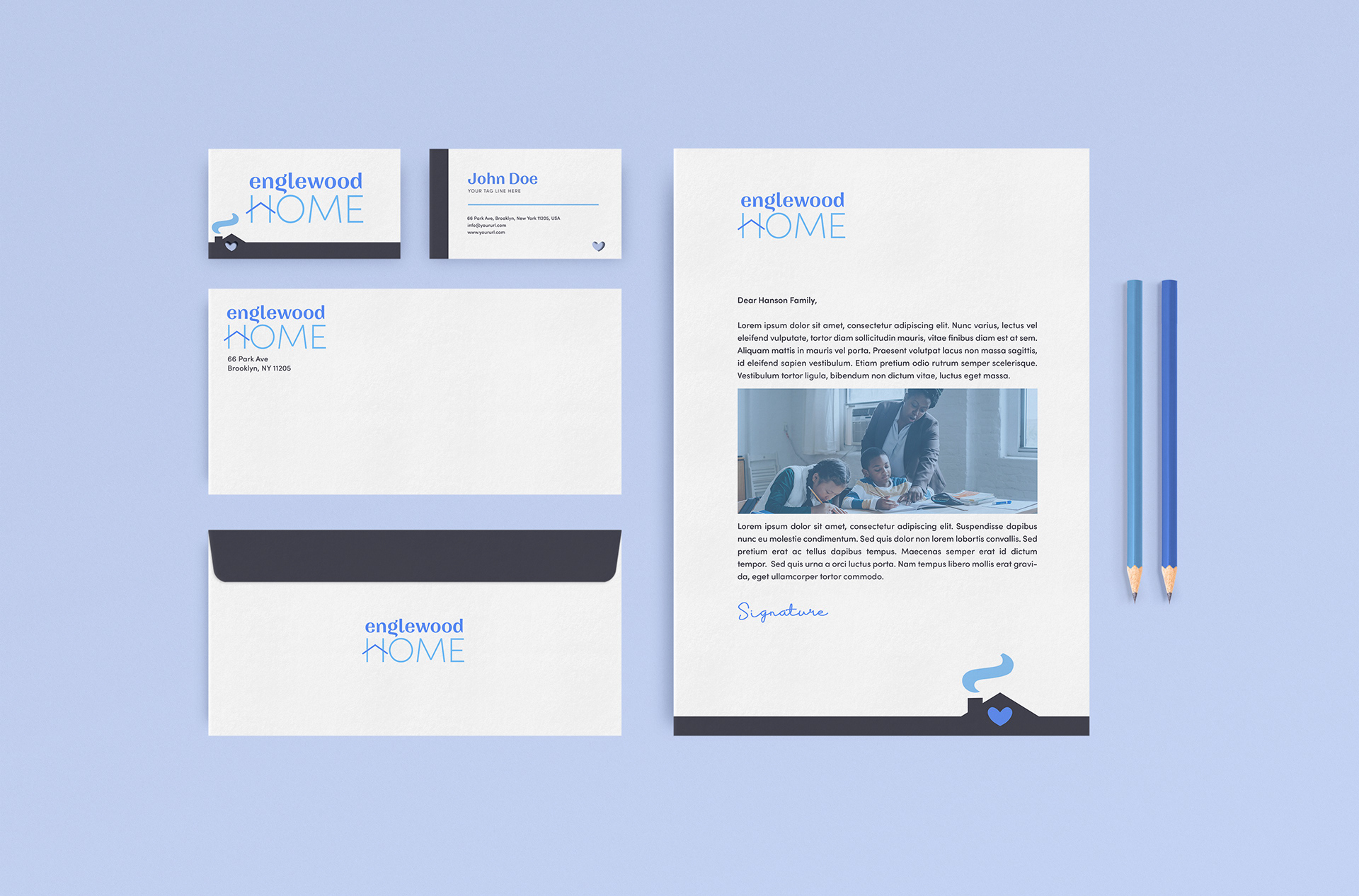 Business stationery