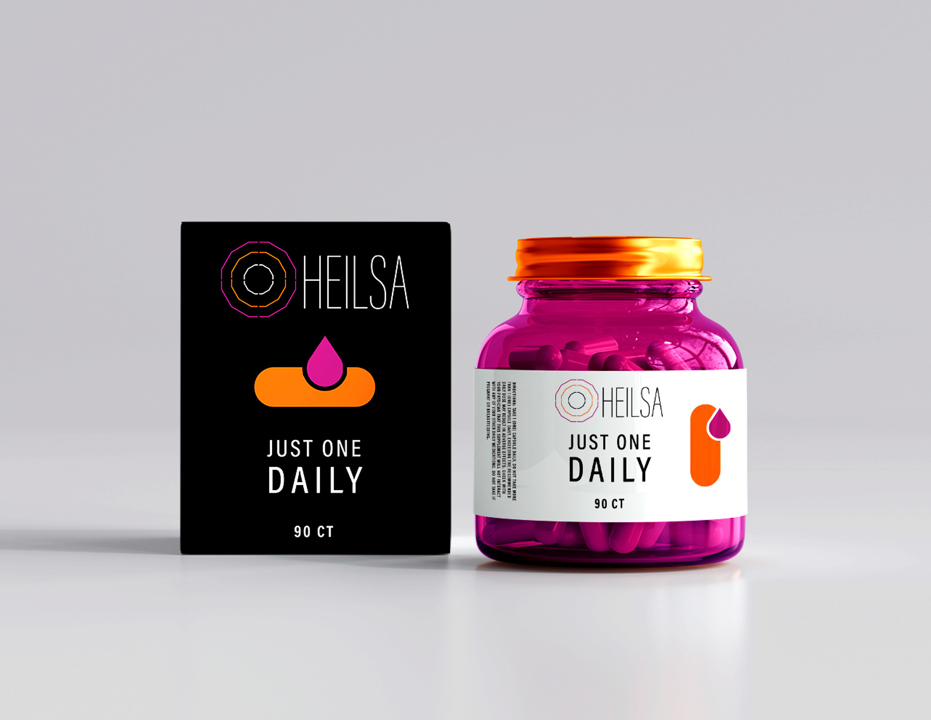 One-a-day supplement packaging