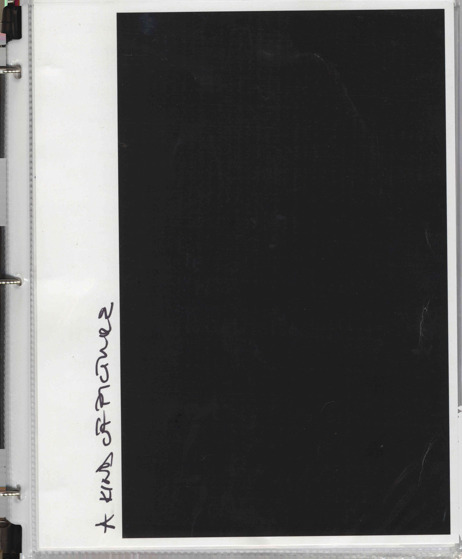 A Kind Of Picture, binder, detail, 2024