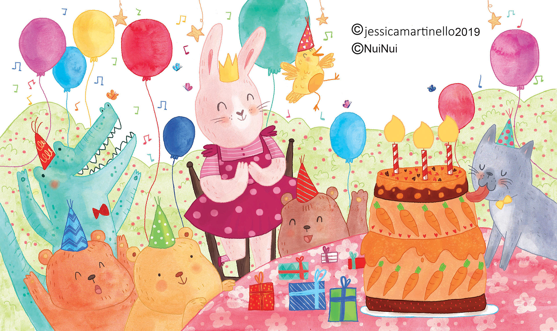 Jessica Martinello illustrator - Buon compleanno