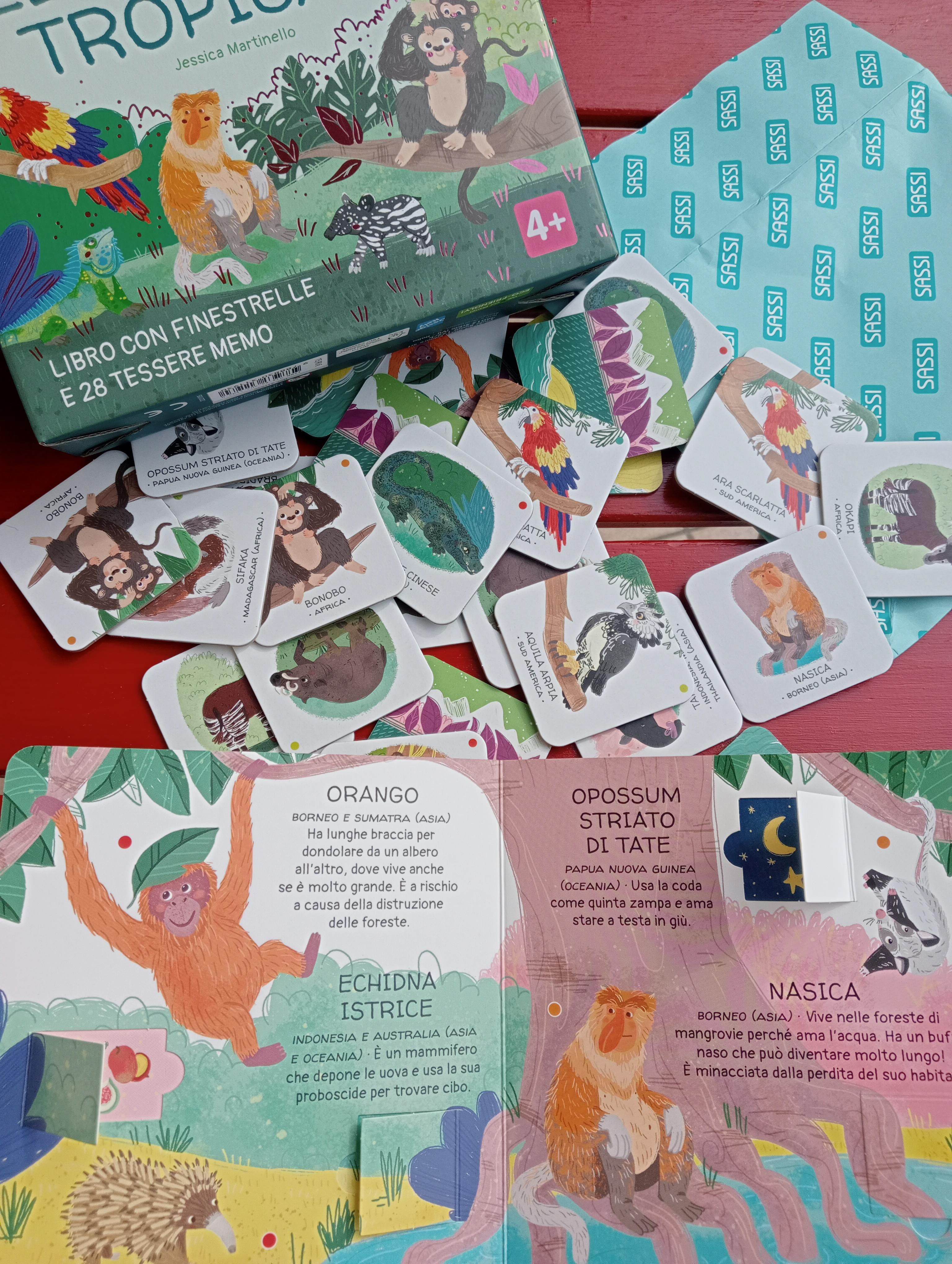 Animali da salvare-foreste tropicali . By Jessica Martinello - Sassi editore