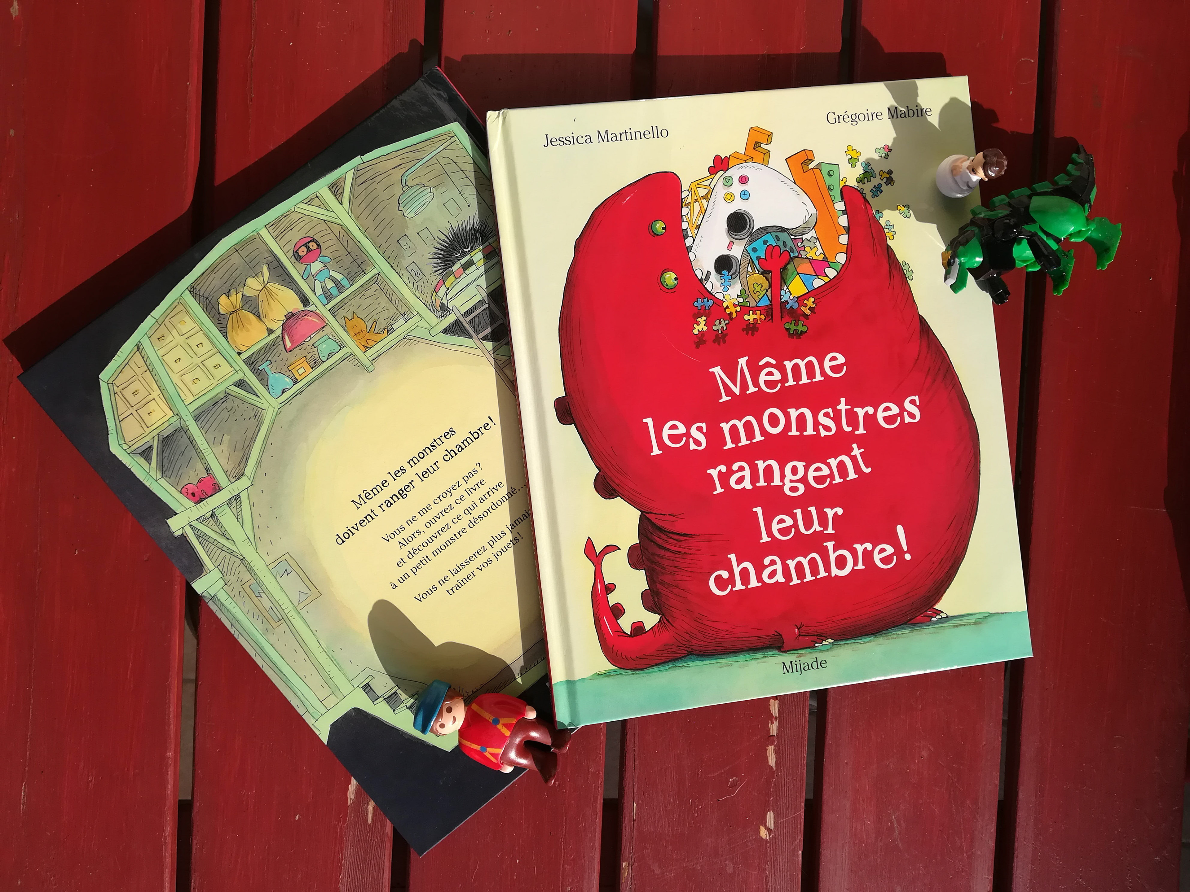 Cover : "Meme les monstres rangent leur chambre!" Jessica Martinello author