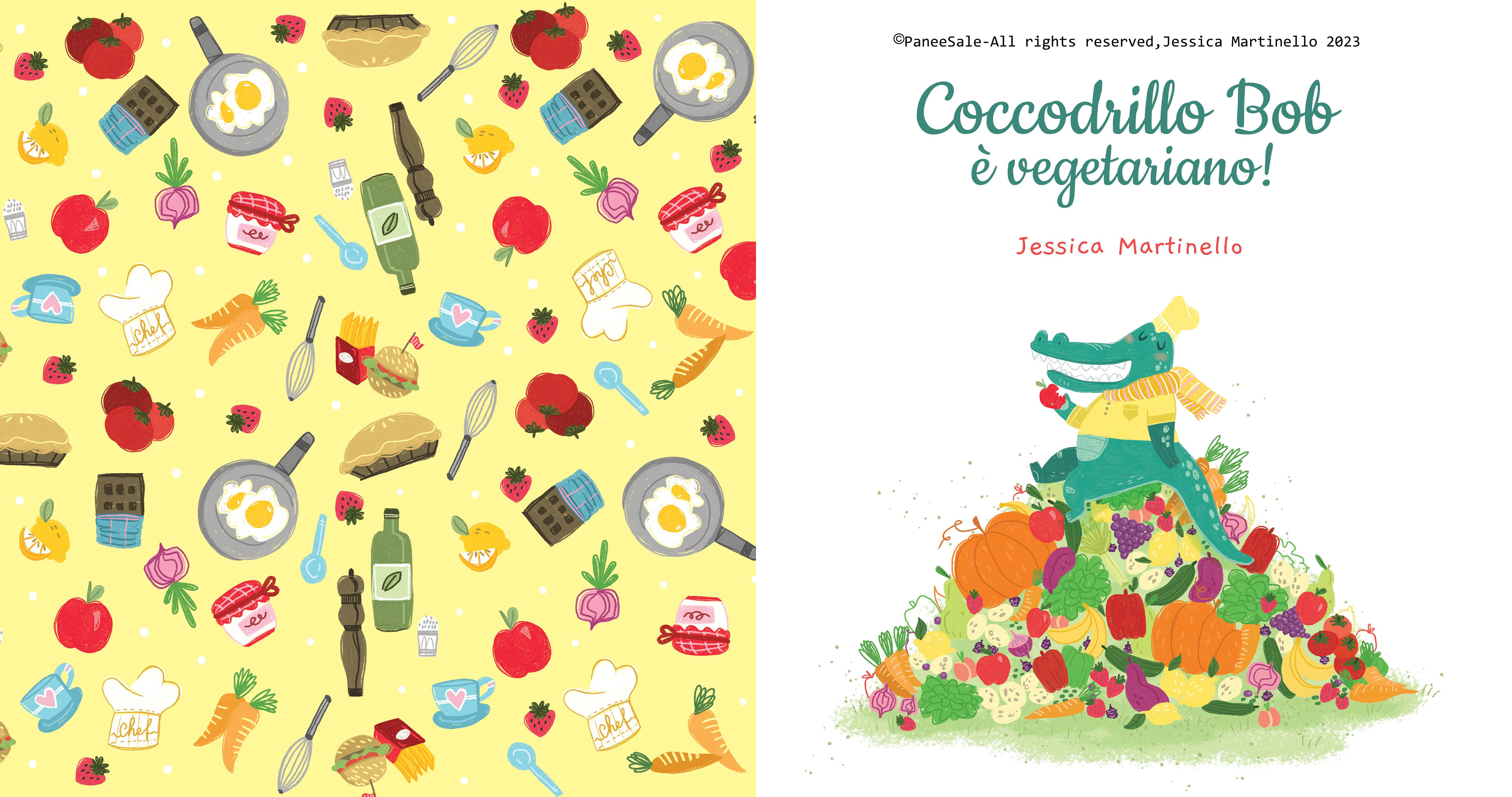 Coccodrillo Bob è vegetariano - Pane e Sale libri. By Jessica Martinello