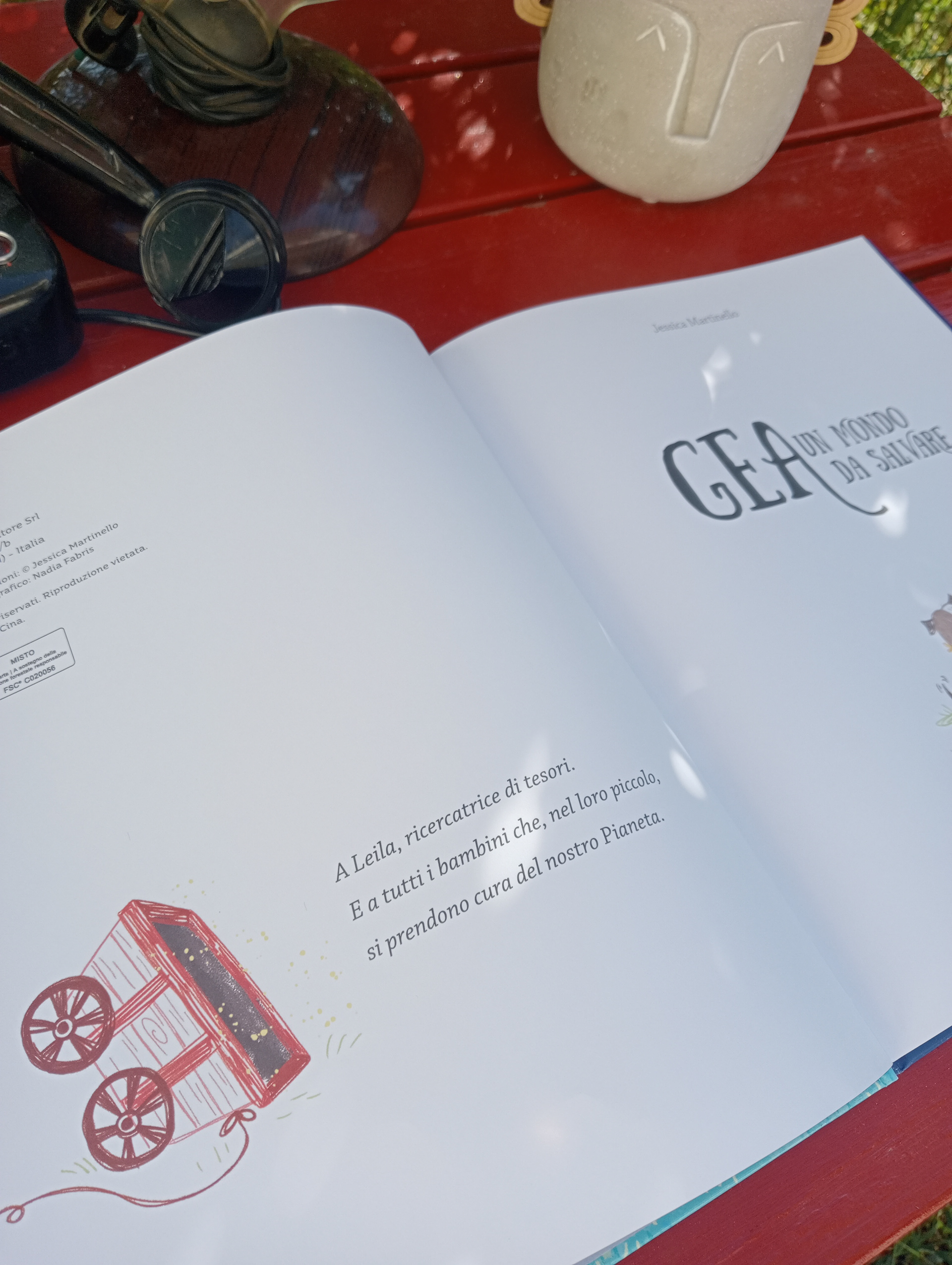 Gea, un mondo da salvare. Sassi Junior editore. By Jessica Martinello