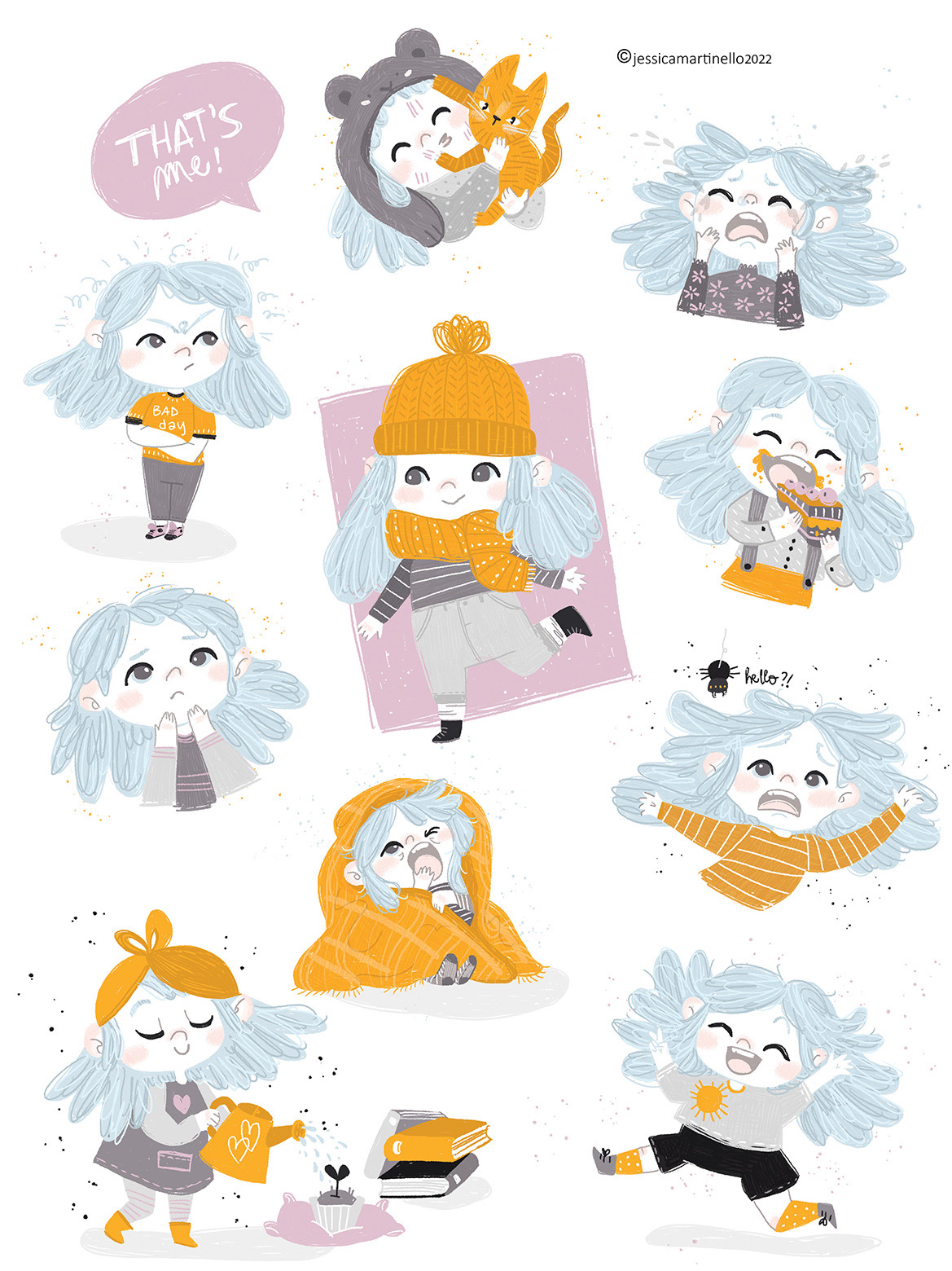 Character Study. Personal Project by Jessica Martinello.