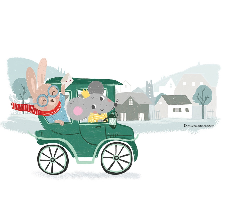 mice Nino's car. Illustration by Jessica Martinello