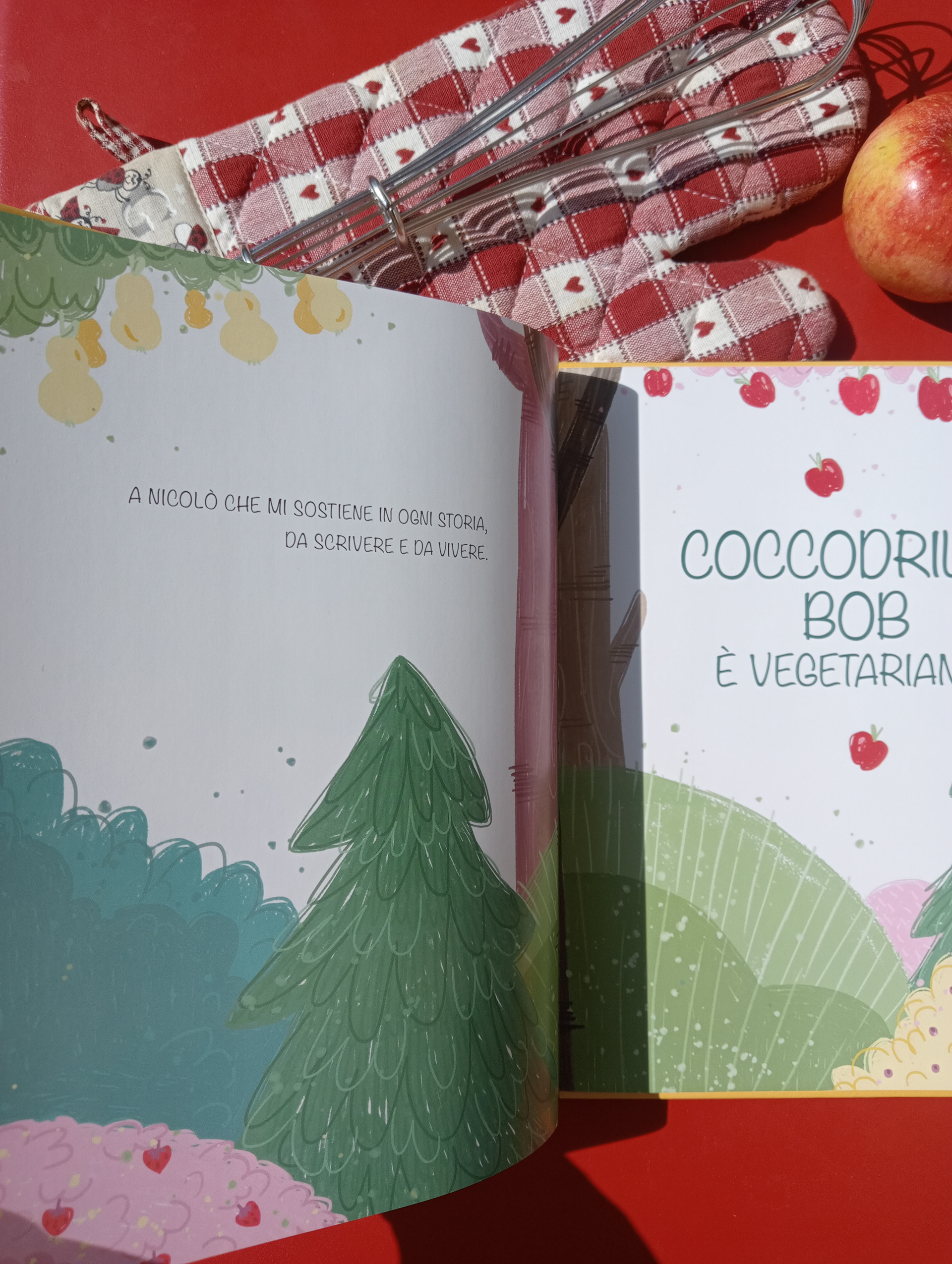 Coccodrillo Bob è vegetariano!Published by Pane e Sale. Text and Illustrations by Jessica Martinello.