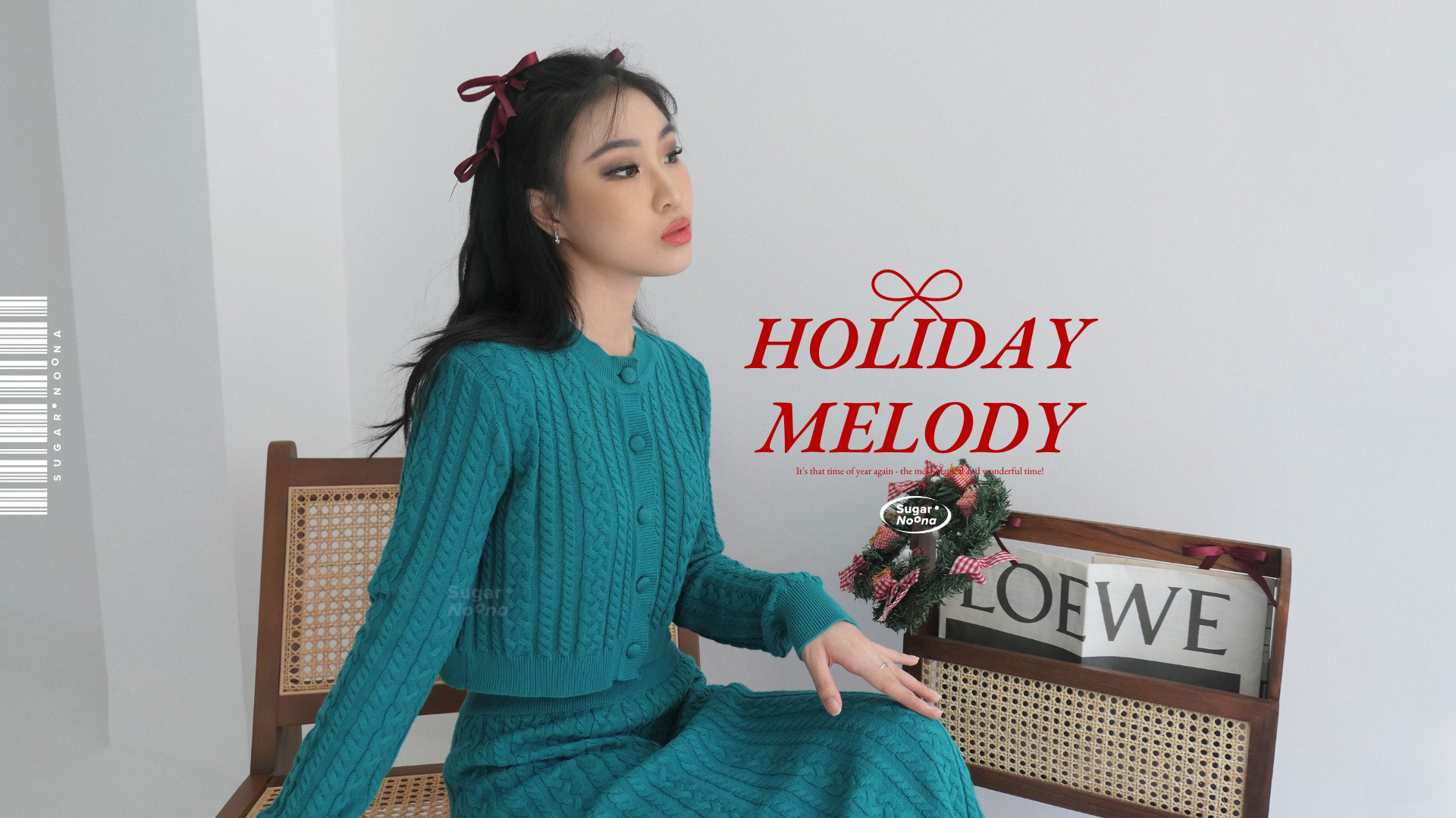 "Holiday Melody" Drop Banner for Web (Photographer & Graphic Designer: Maevie)