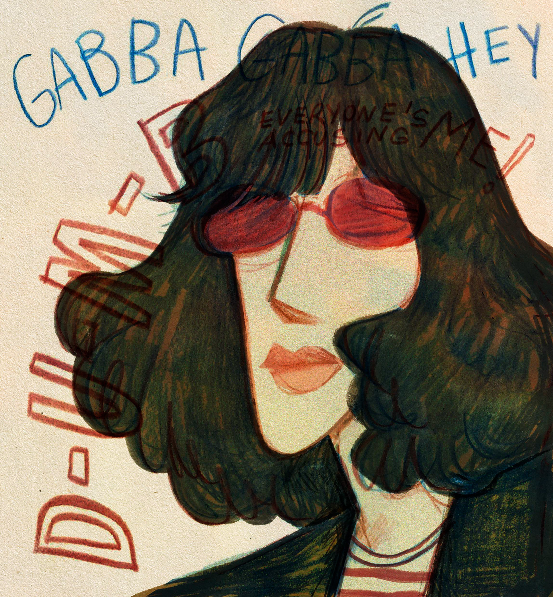 Joey Ramone (Ramones) - Color Pencils & Digital