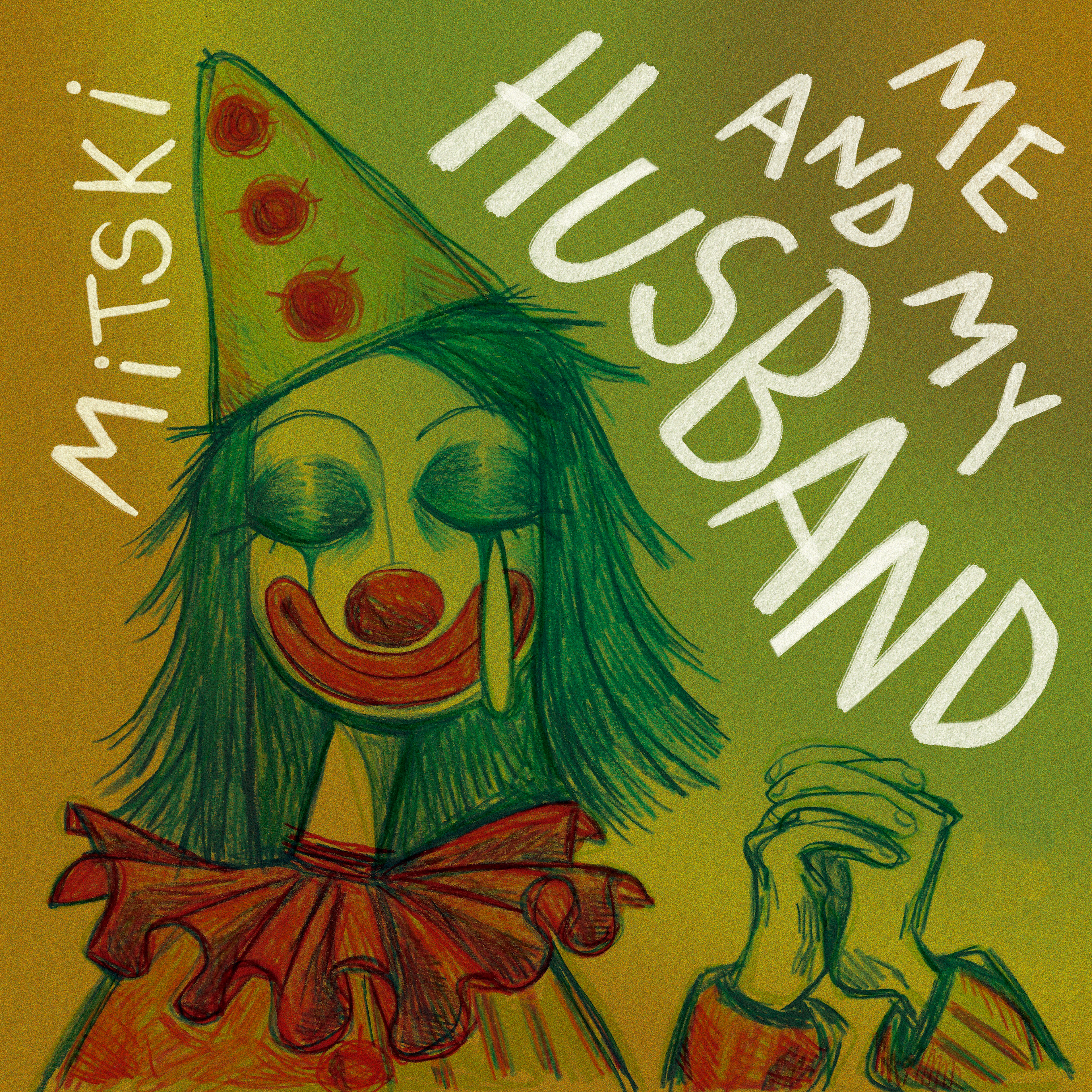 Mitski "Me and my Husband" cover - Color pencils & digital