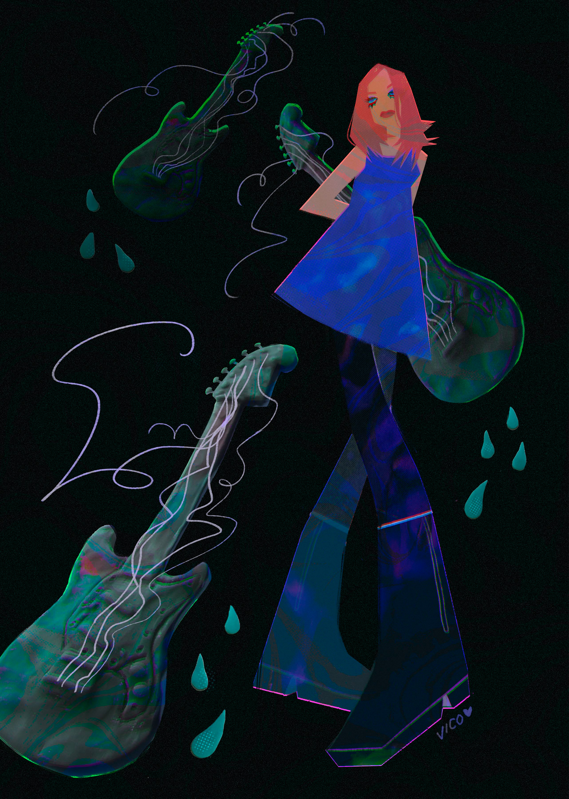I'm Only Happy When it Rains (Garbage) - Plasticine + Digital