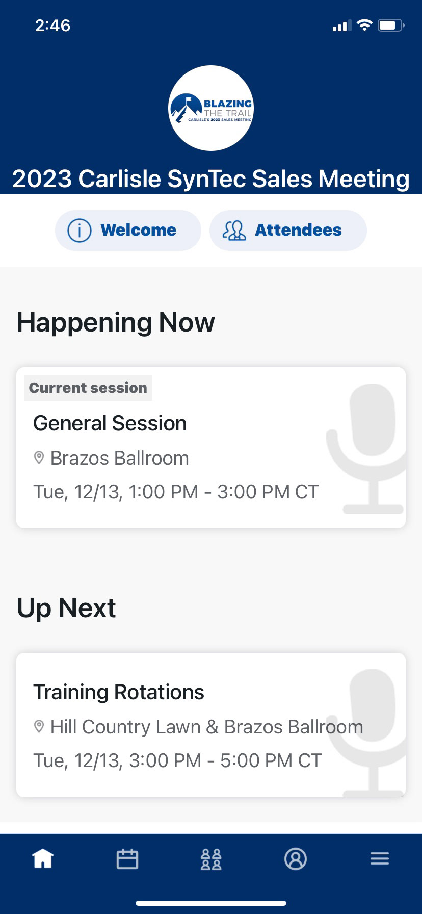 Schedule in Event App