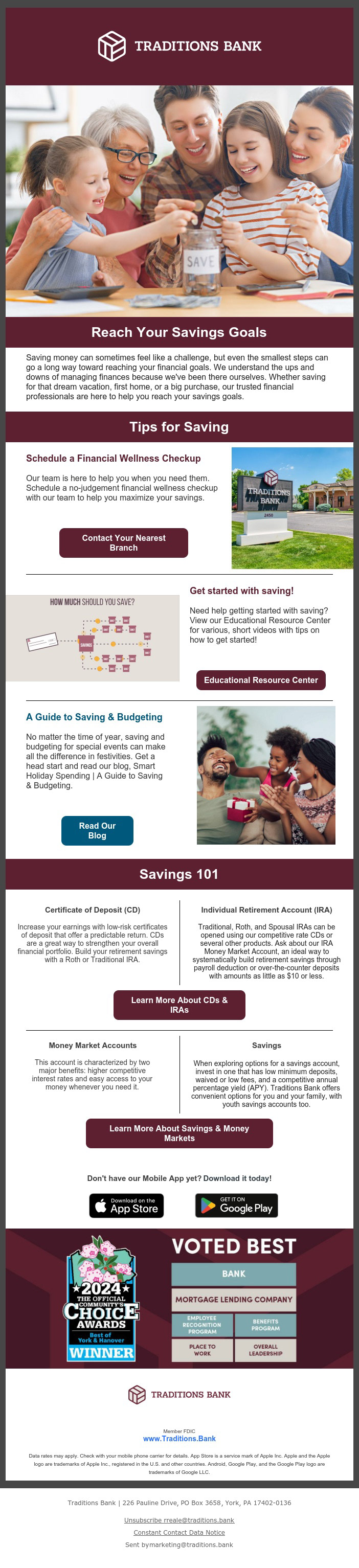 Day 90 - Savings Offer