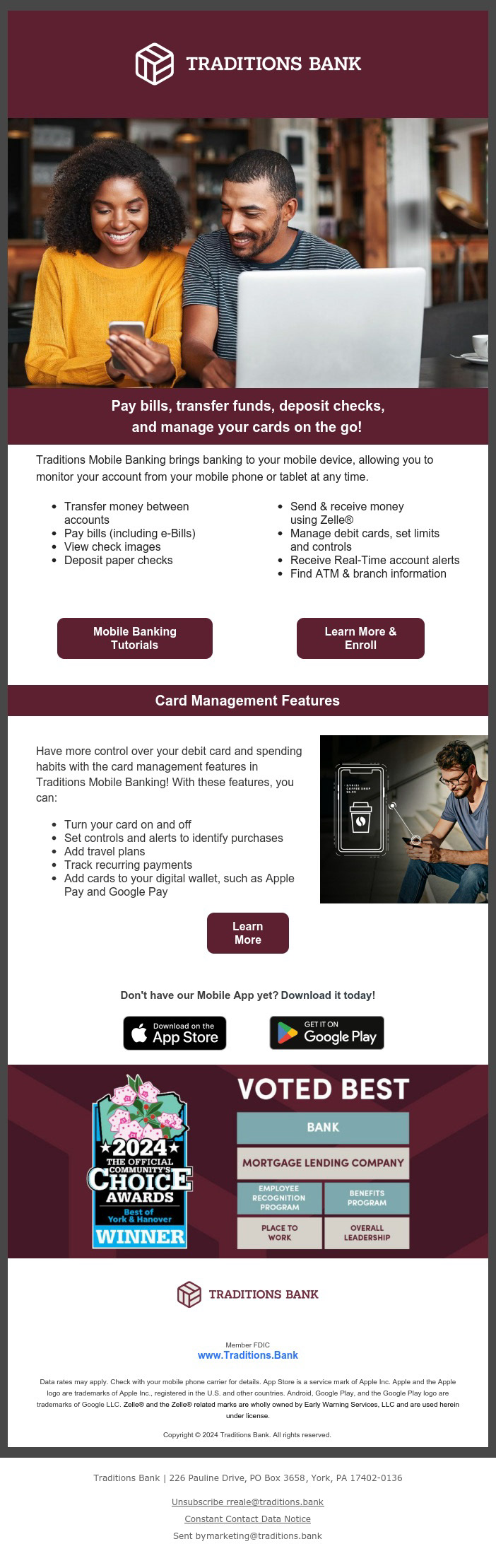 Day 45 - Mobile Banking=No