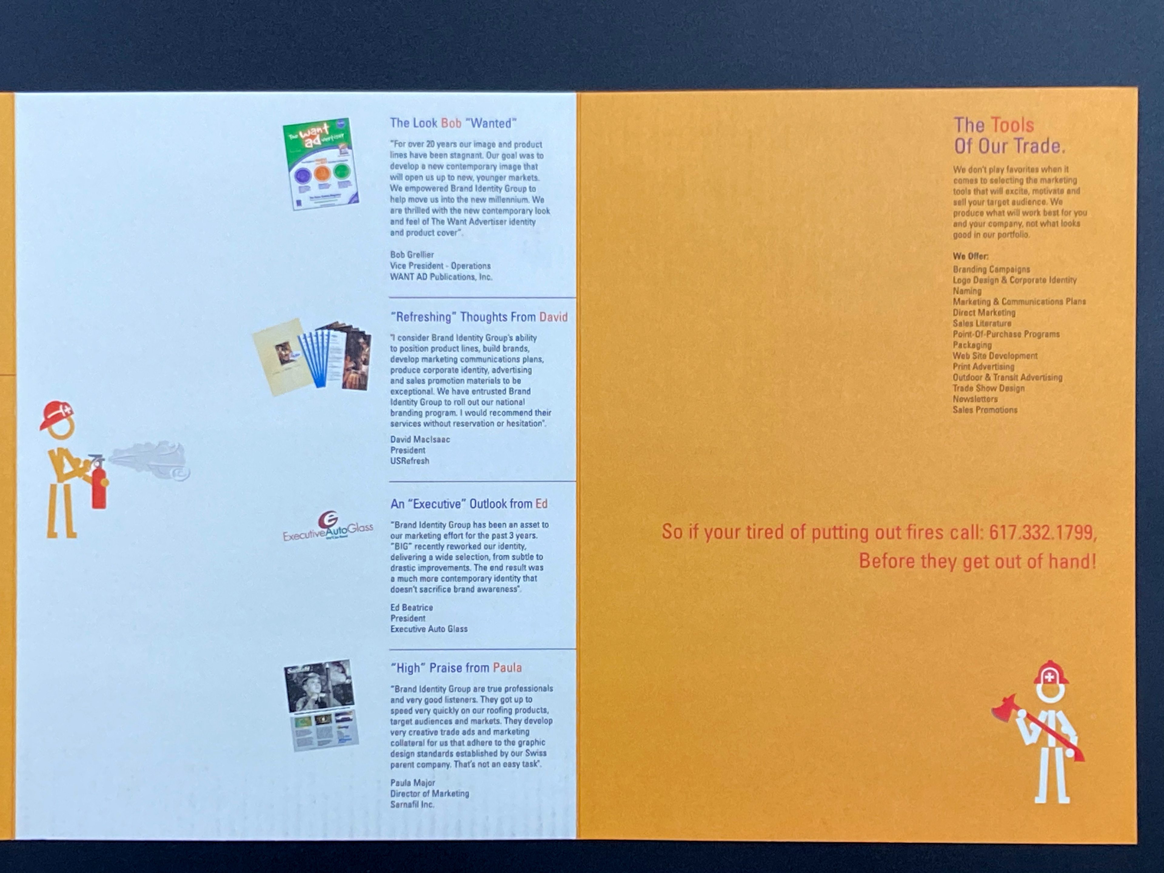 Panels 2 & 3 - Customer Testimonials