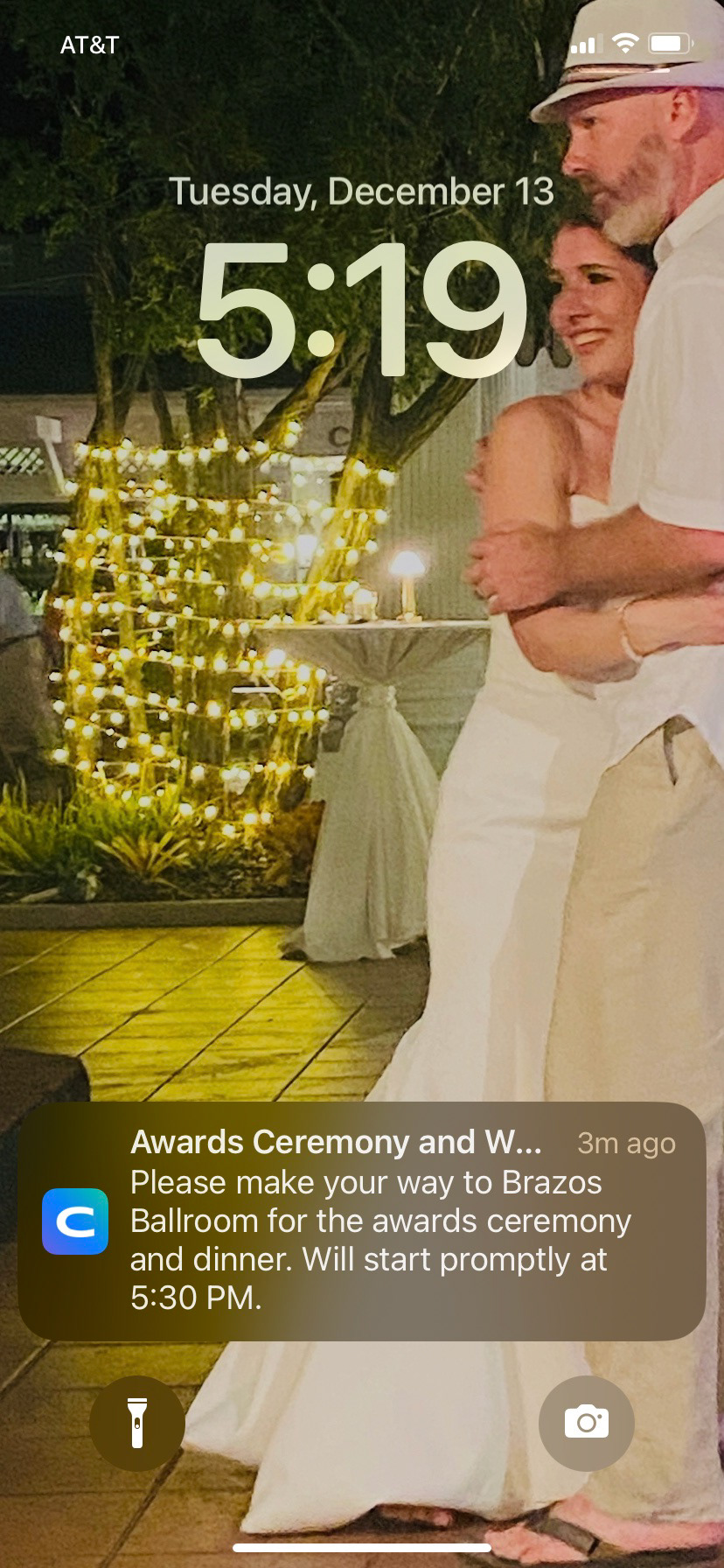 Push Notification from event App