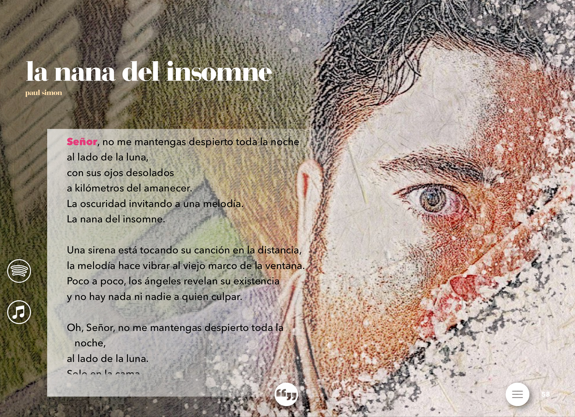 Paul Simon III, negociaciones y canciones de amor, Chanti, 2023