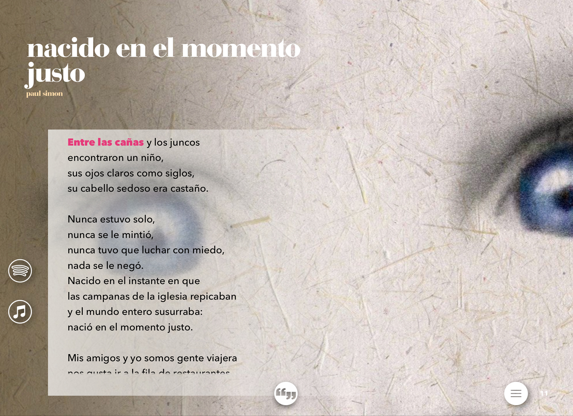 Paul Simon III, negociaciones y canciones de amor, Chanti, 2023