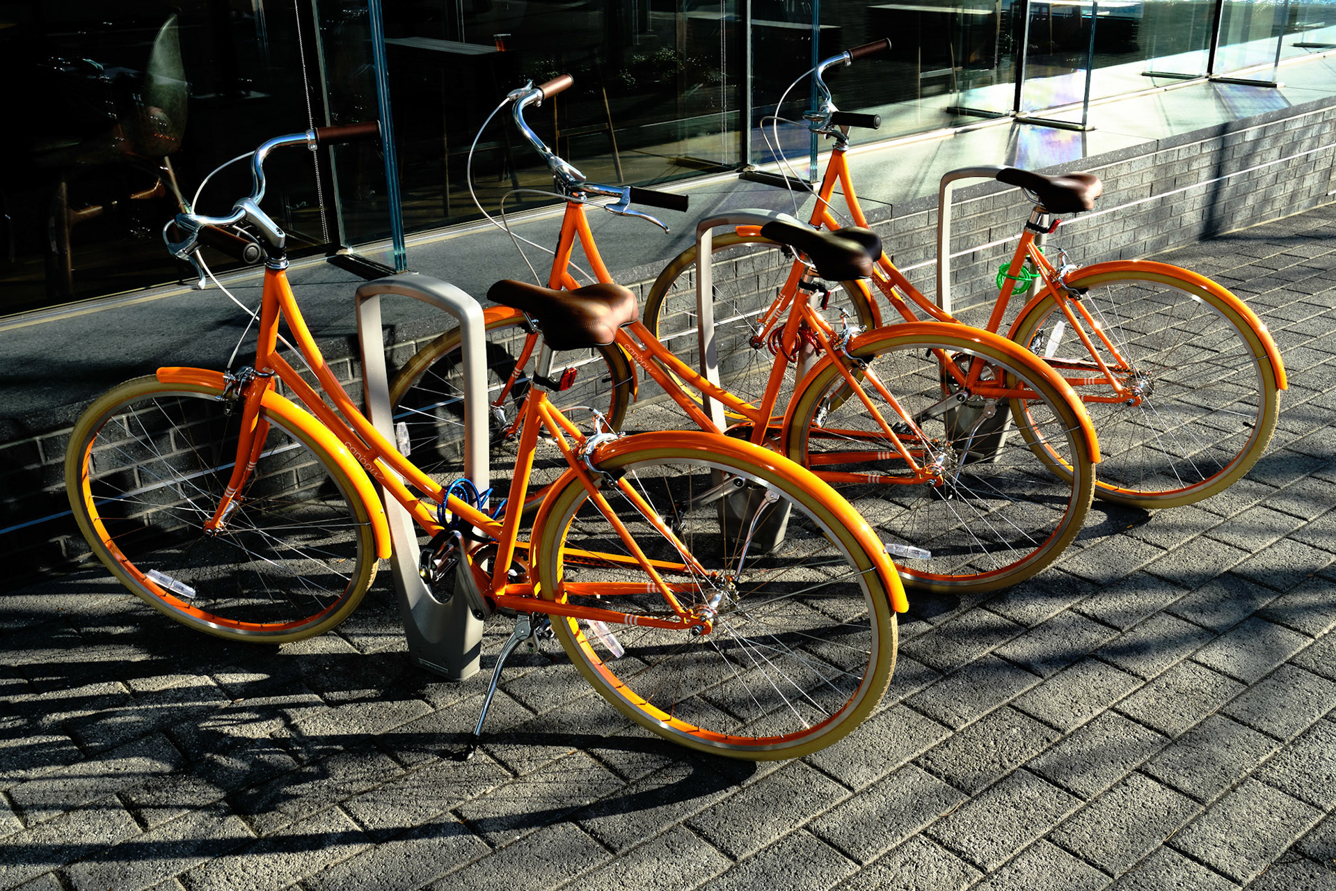 Orange Bicycles