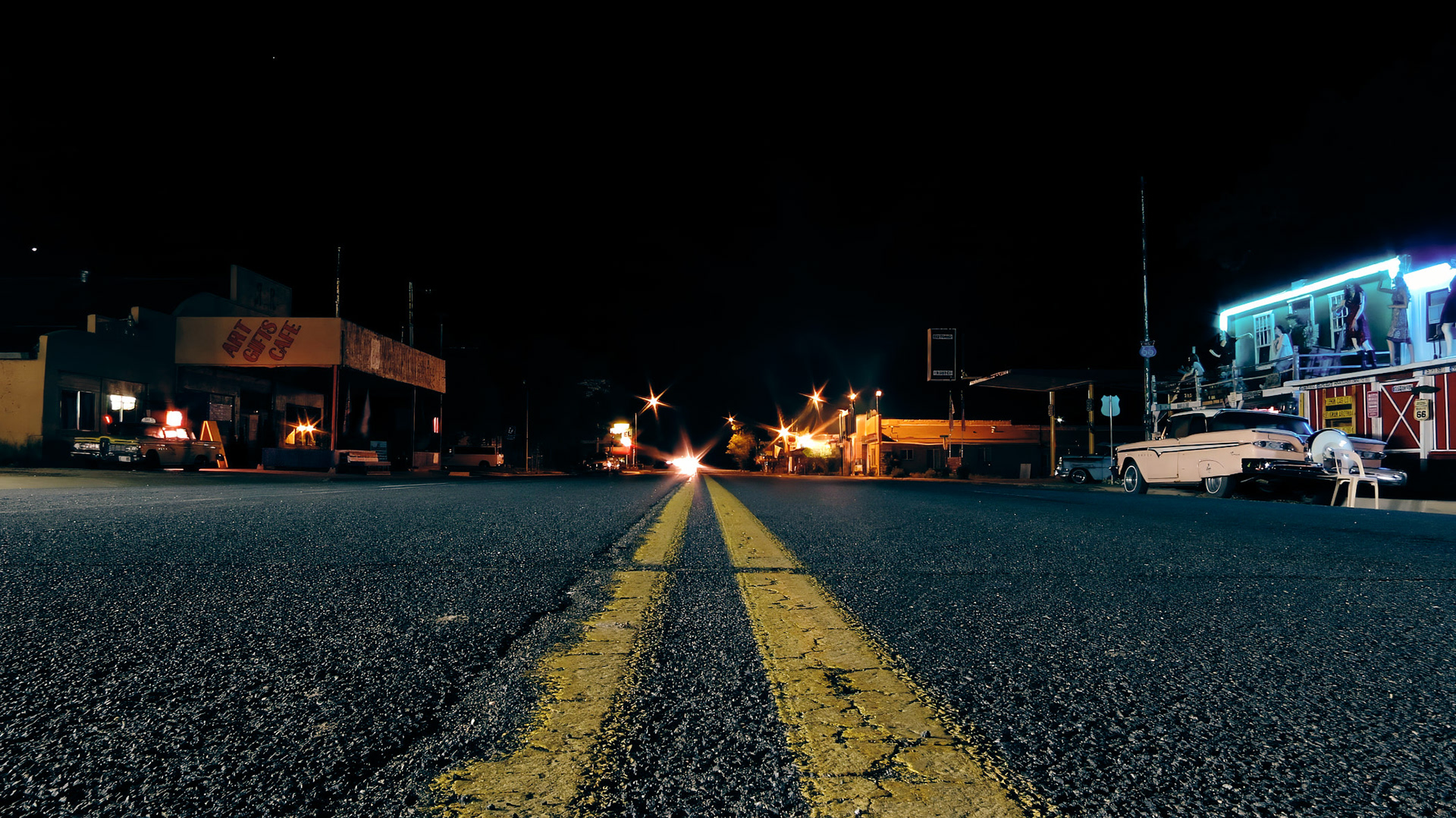"Route 66, 3 AM", Seligman, 2012
