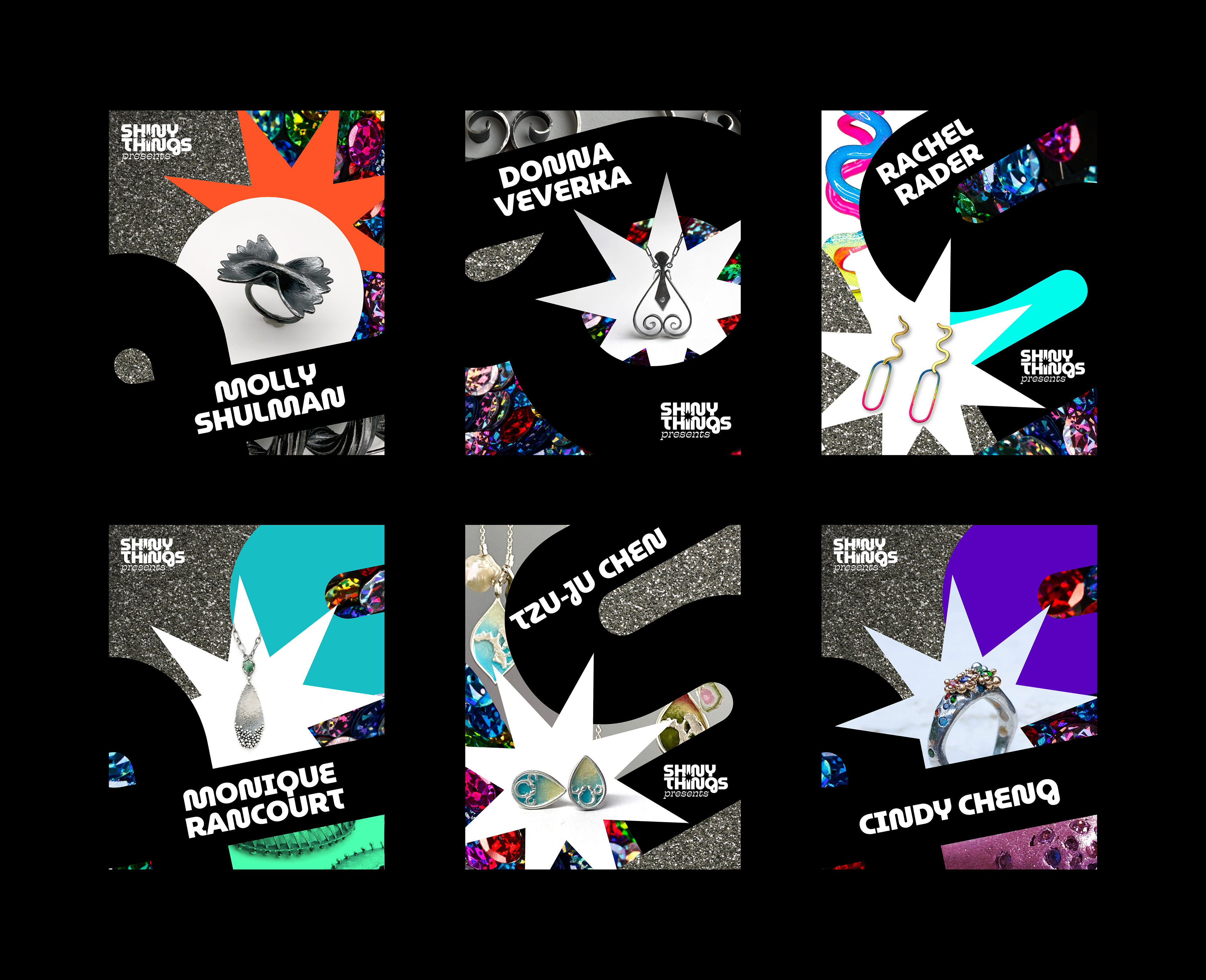 Artist announcements for social media campaign.