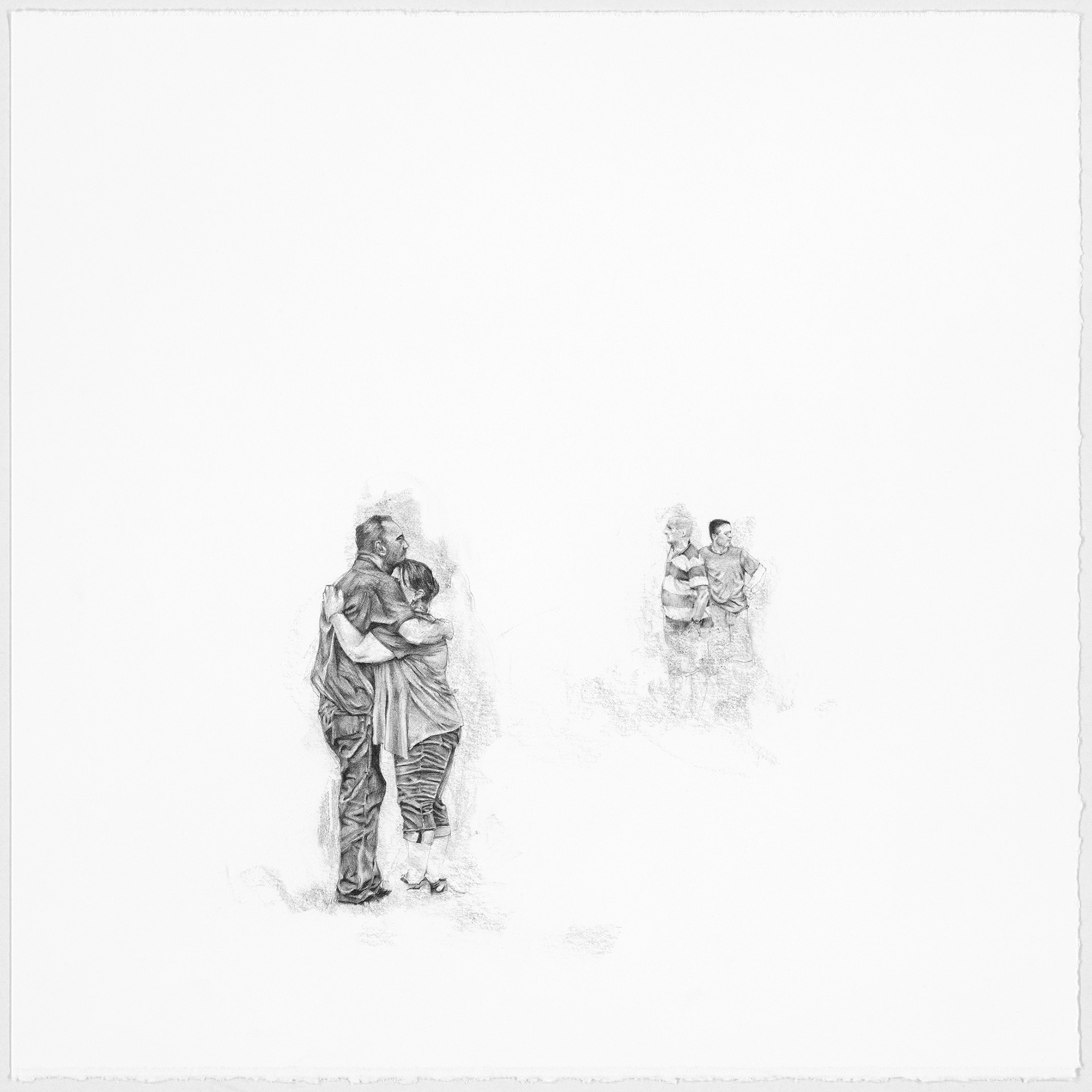 Yes We R OK - 11"x11", pencil on paper, 2014