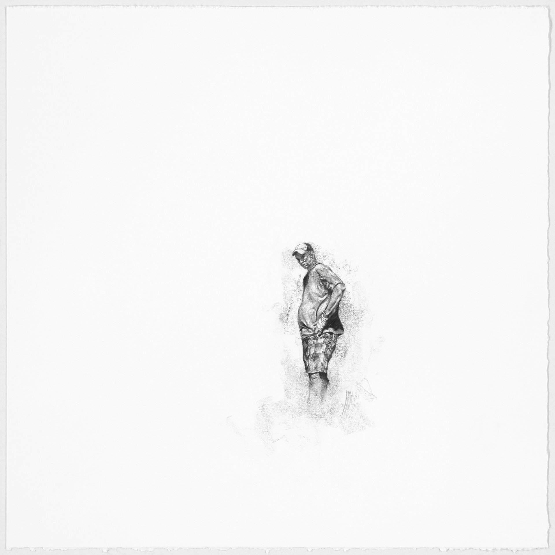 We Are Not Done - 11"x11", pencil on paper, 2014