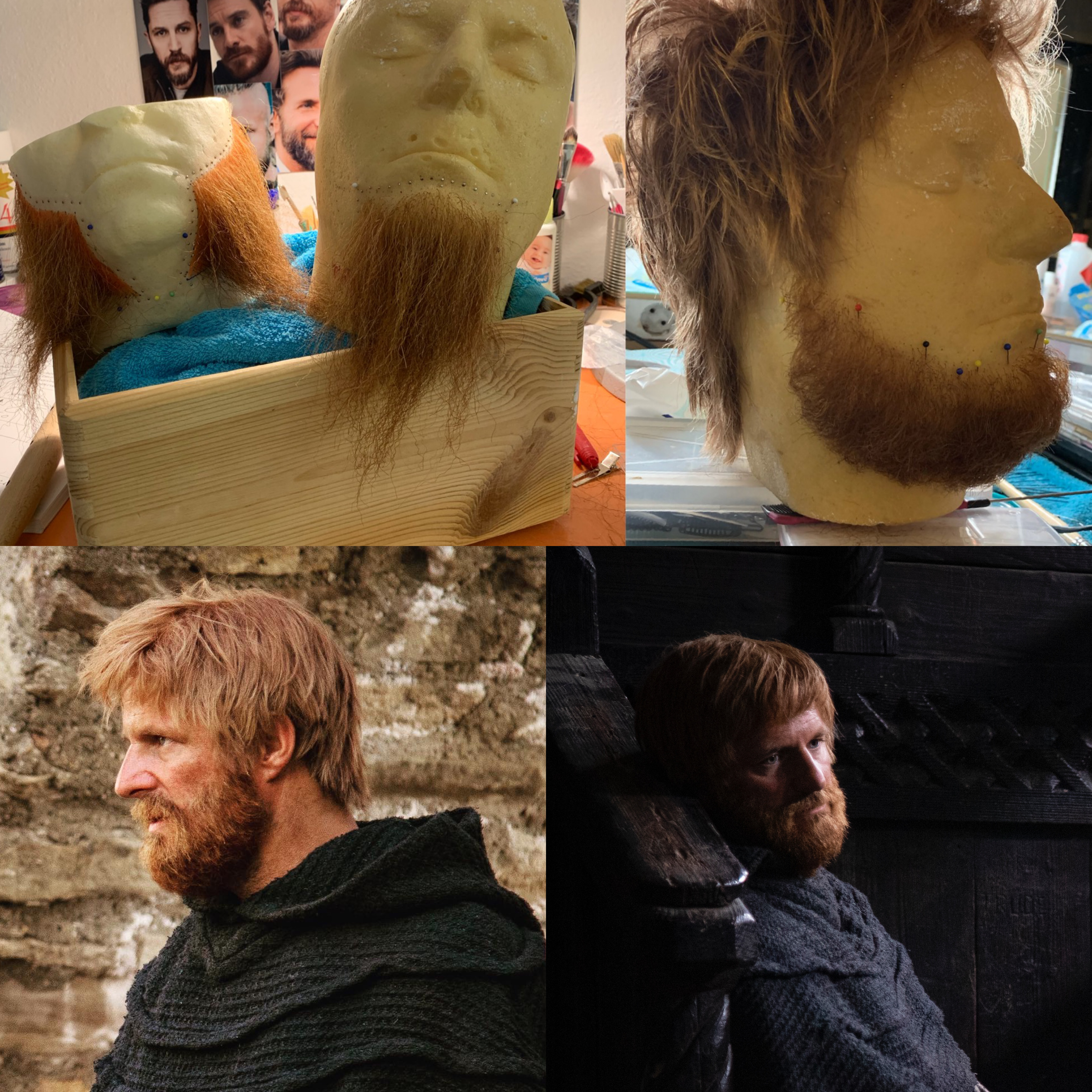 Laced and hand-layed beard - Richard Lionheart